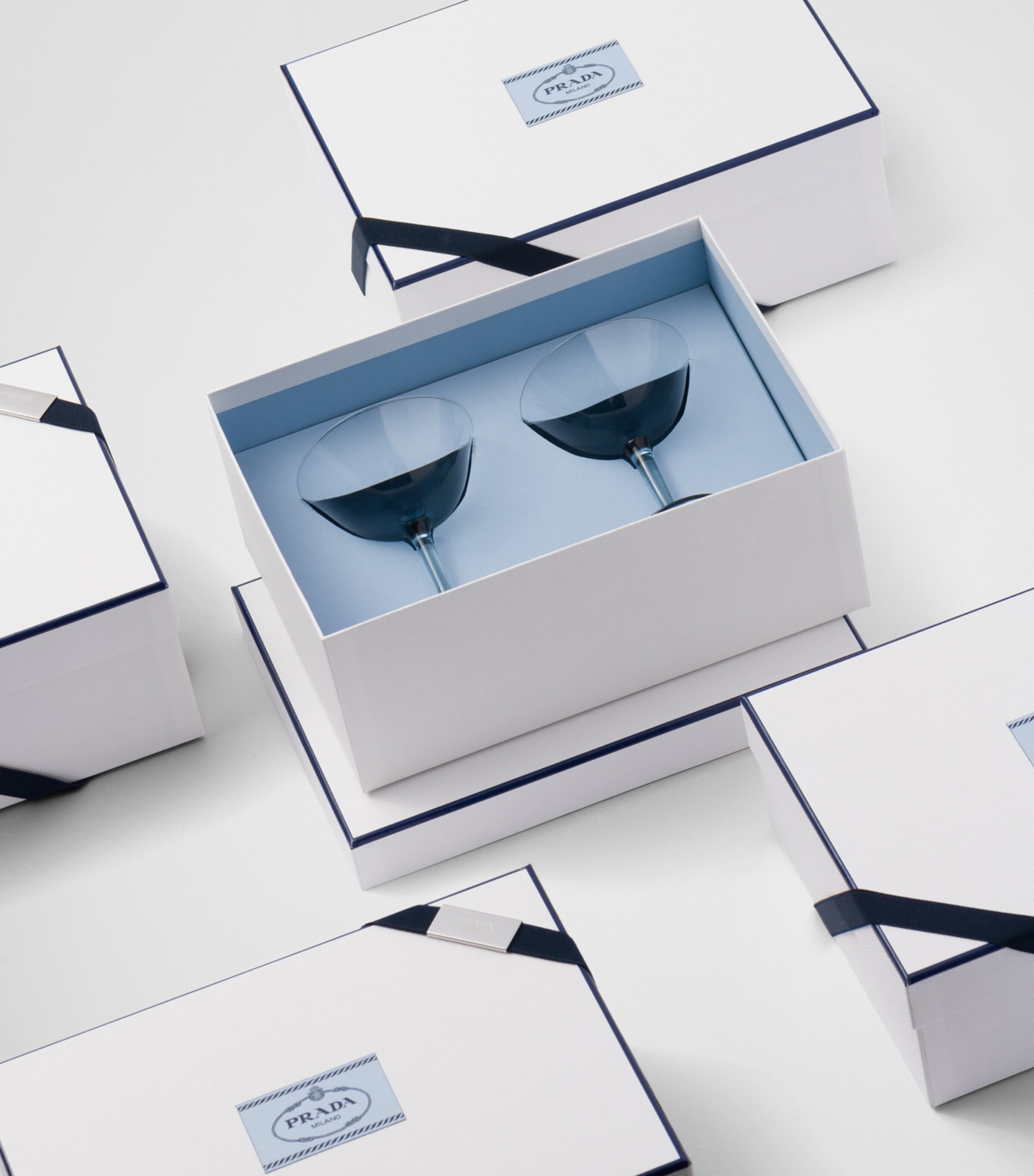 Prada Set of 2 New York Champagne Coupes Image 4
