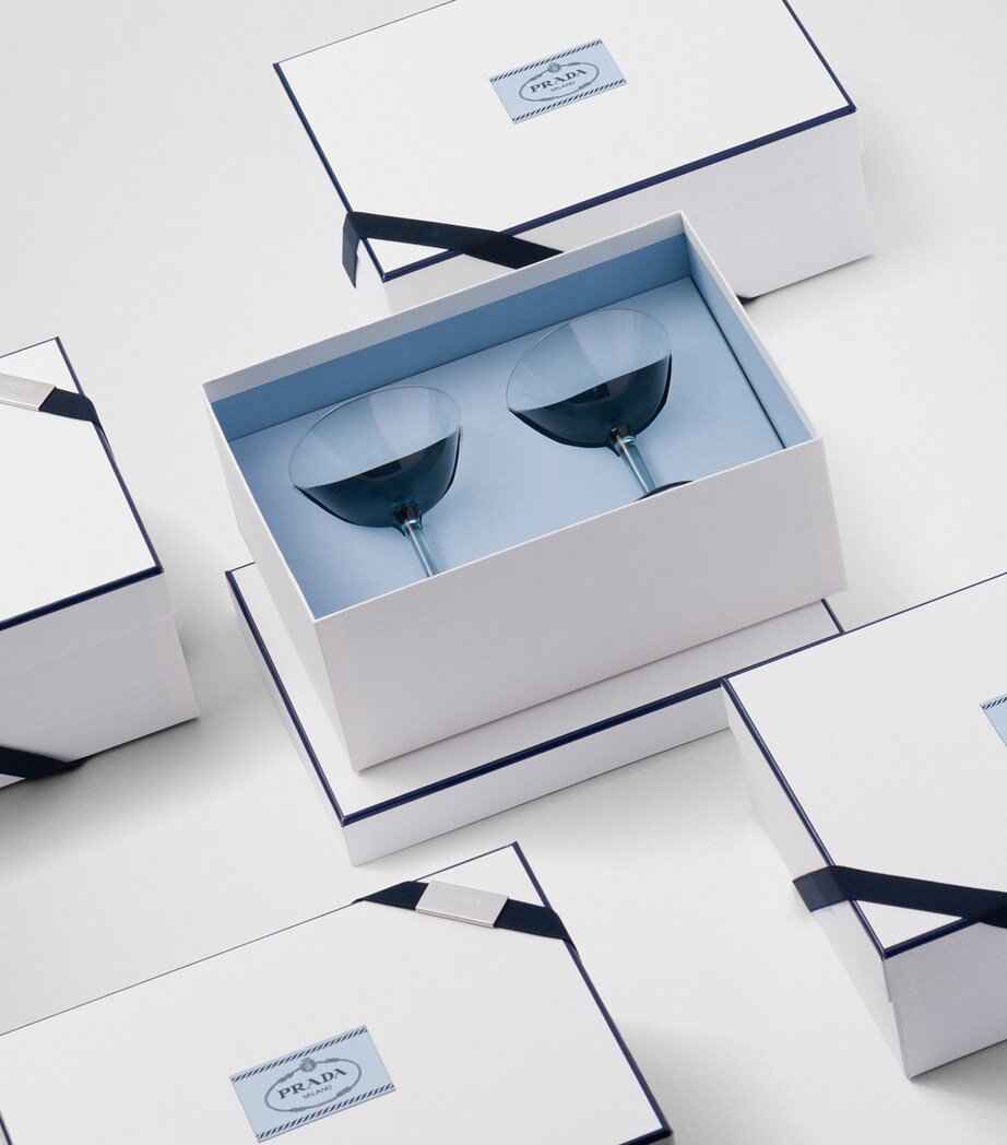 Prada Set of 2 New York Champagne Coupes Image 4