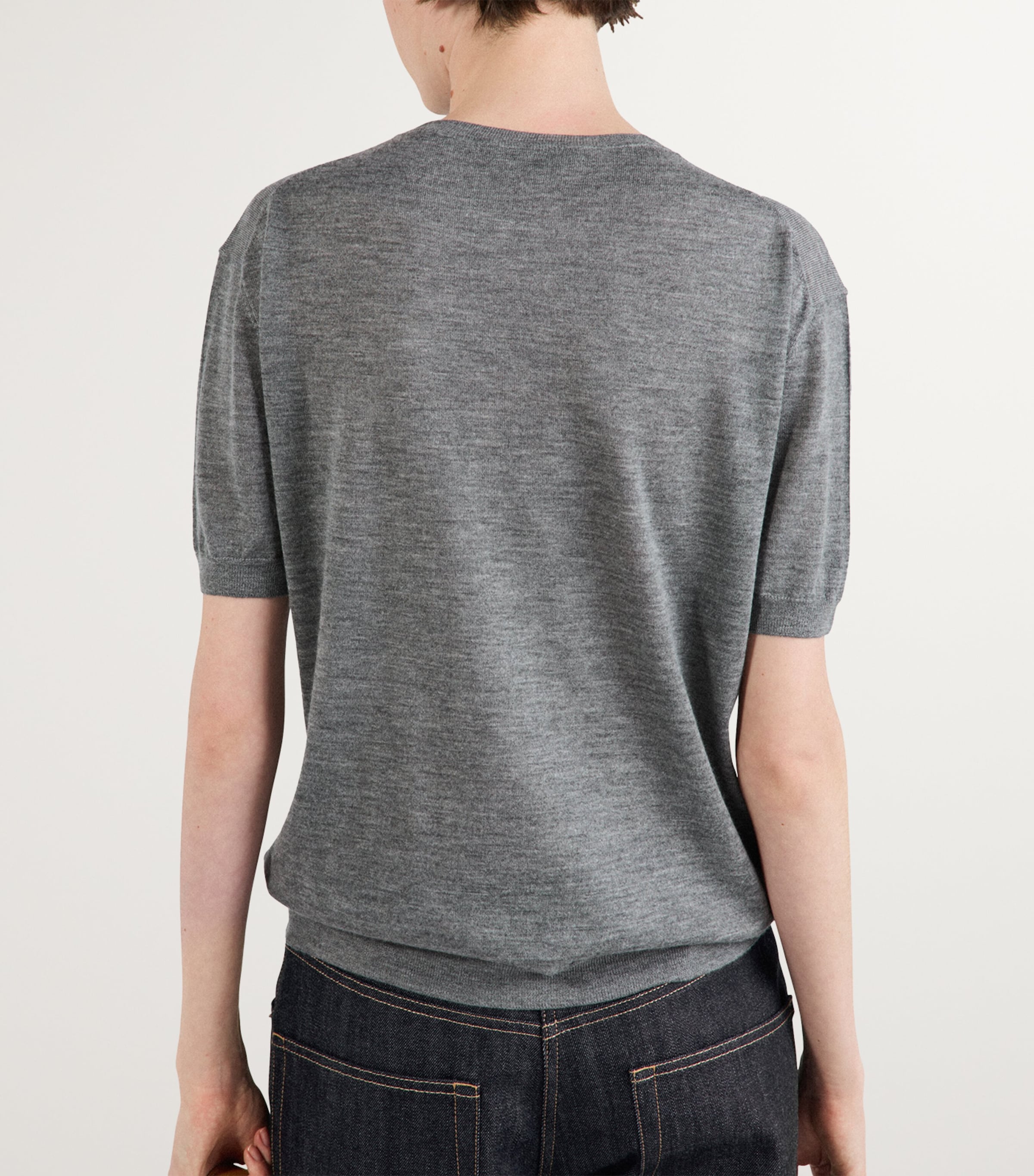 Cashmere Crew-Neck Sweater F0480 Image 5