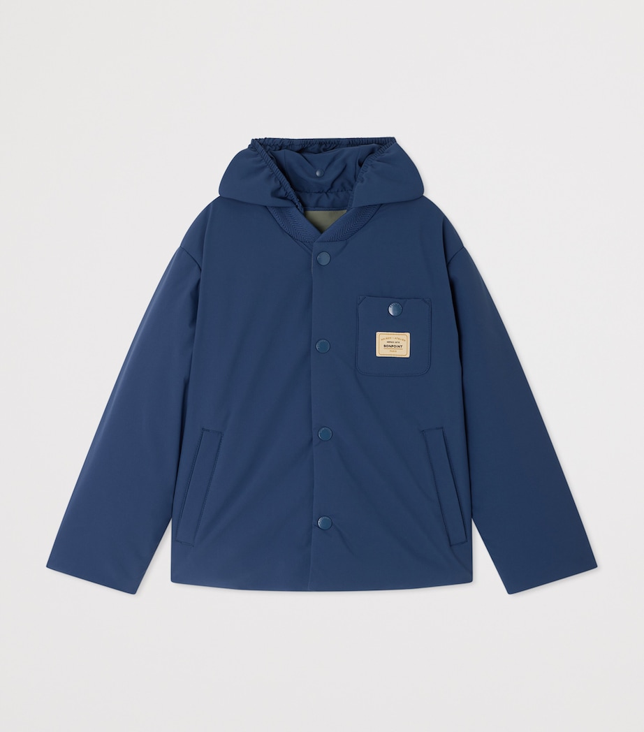 Bonpoint Reversible Laurent Bomber Jacket (10-14 Years) Upb Bleu Image 6