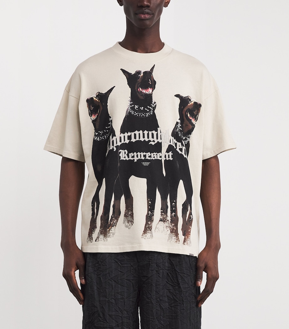 Cotton Thoroughbred Oversized T-Shirt VINTAGE WHITE Image 3