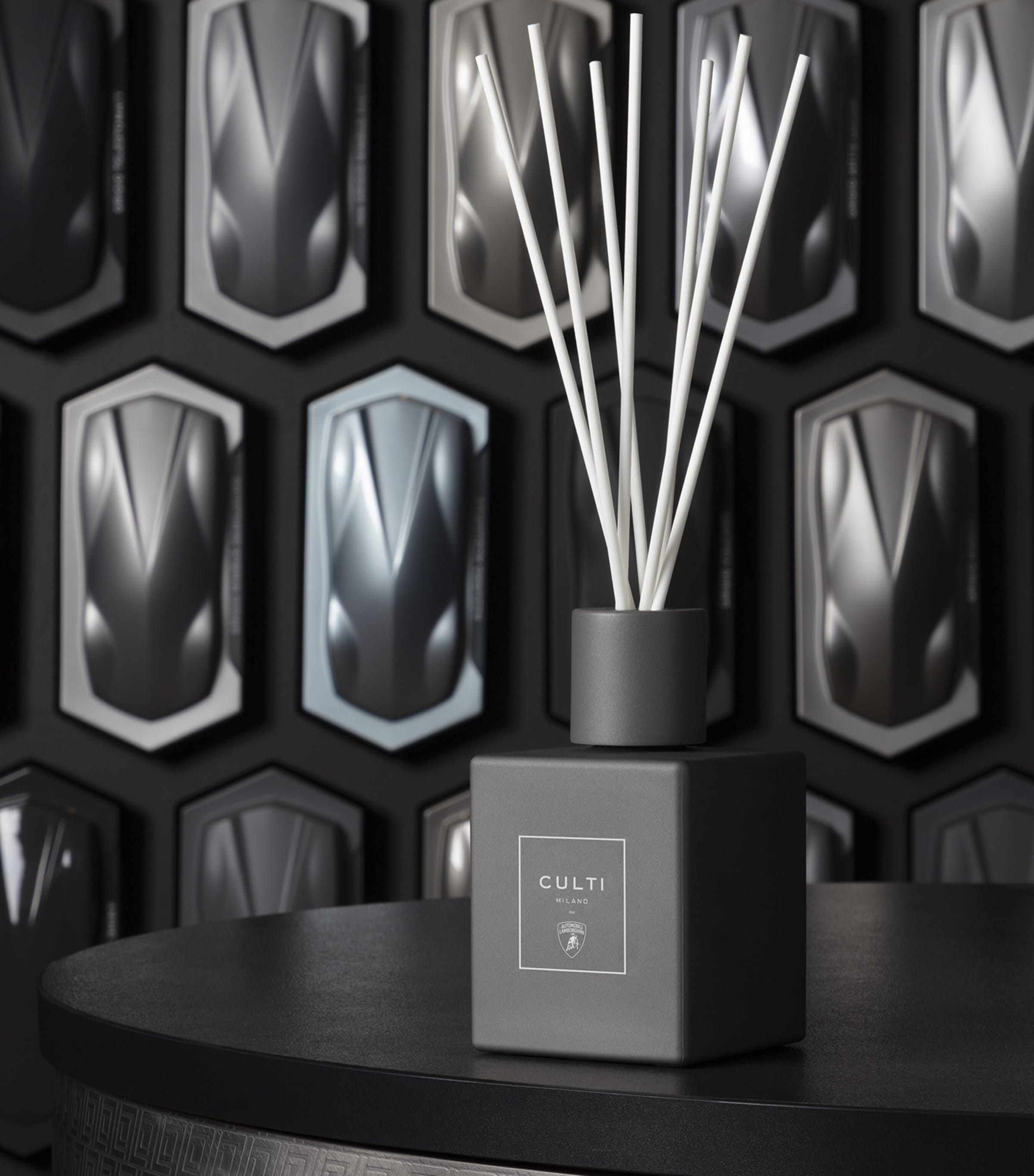 x Lamborghini Grigio Vulcano Diffuser (500ml) TURBO NOIR Image 4