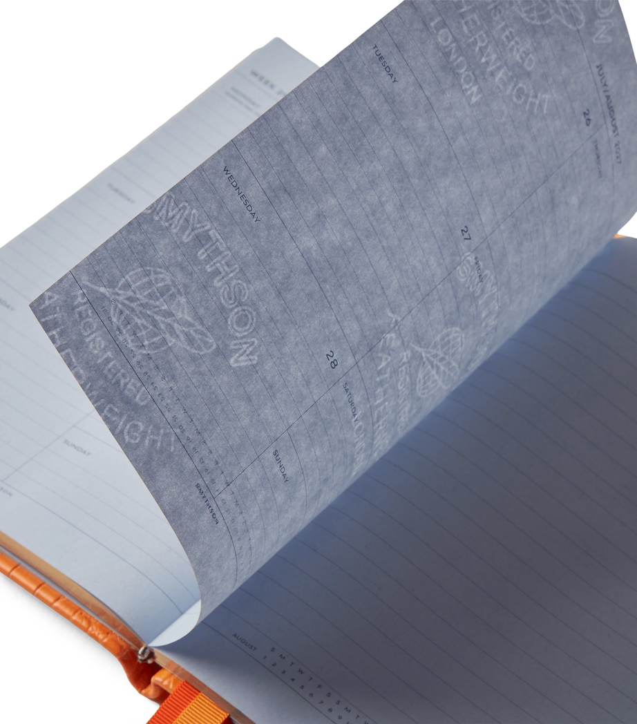 Smythson Leather Mara Soho A5 Mid-Year 2026 Diary Light Orange Image 3