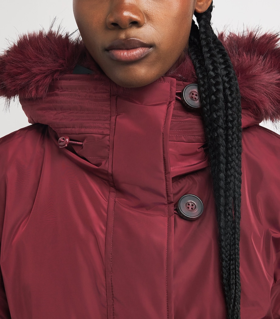 Down Jeanne Ski Bomber Jacket 4748 VINO ROSSO Image 6