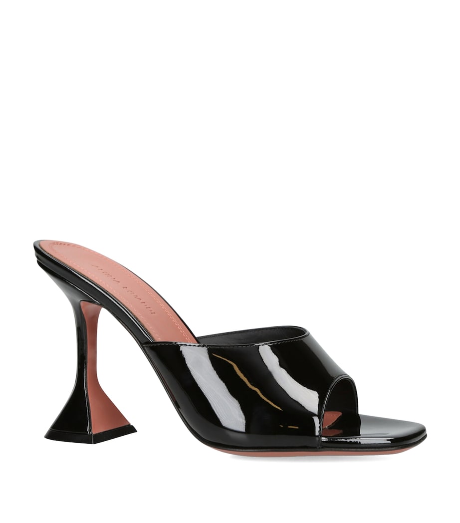 Patent Leather Lupita Mules 95 BLACK Image 3