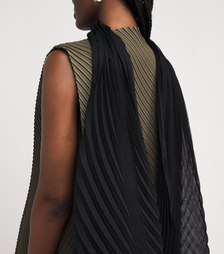 Pleated Stole BLACK Image 4