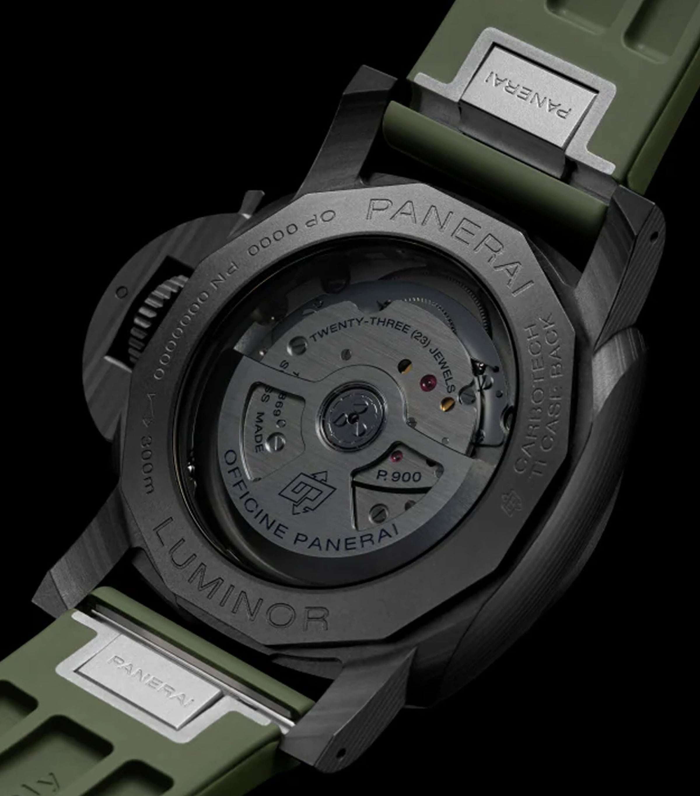 Panerai Stainless Steel Luminor Marina Watch 40mm Green Image 3