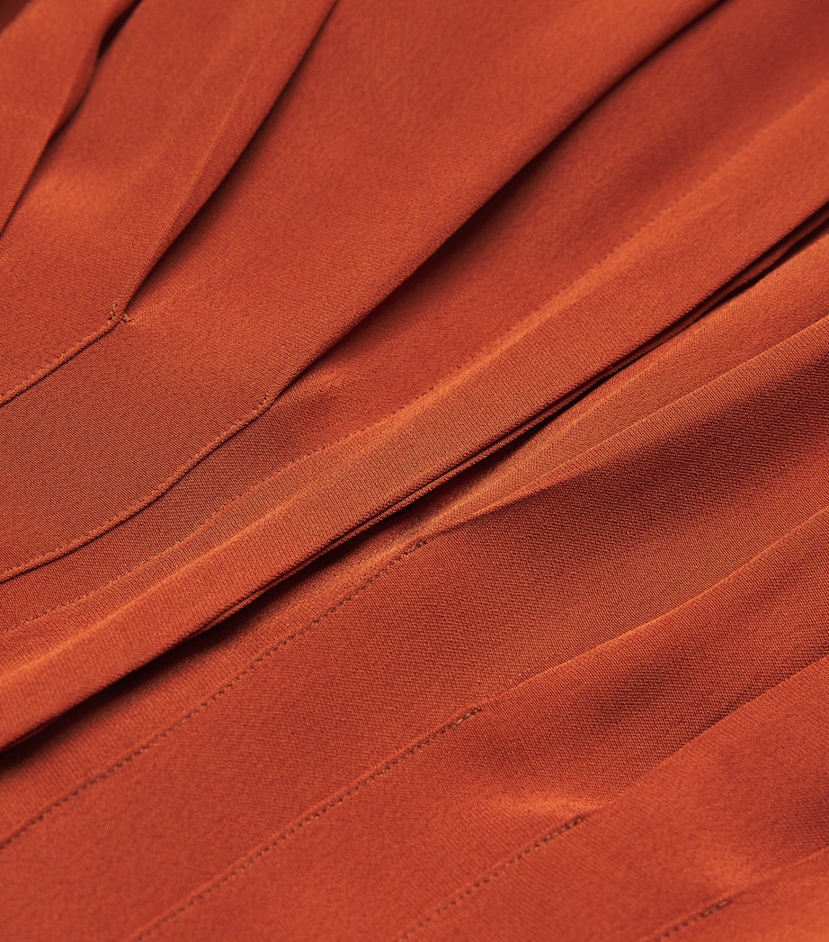 Crepe Courage Maxi Dress RUST CREPE Image 5