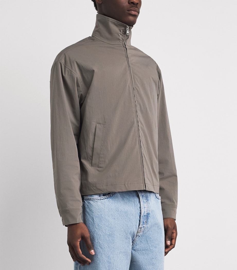 FRAME Mens Cotton-Blend Jacket Grey Image 4