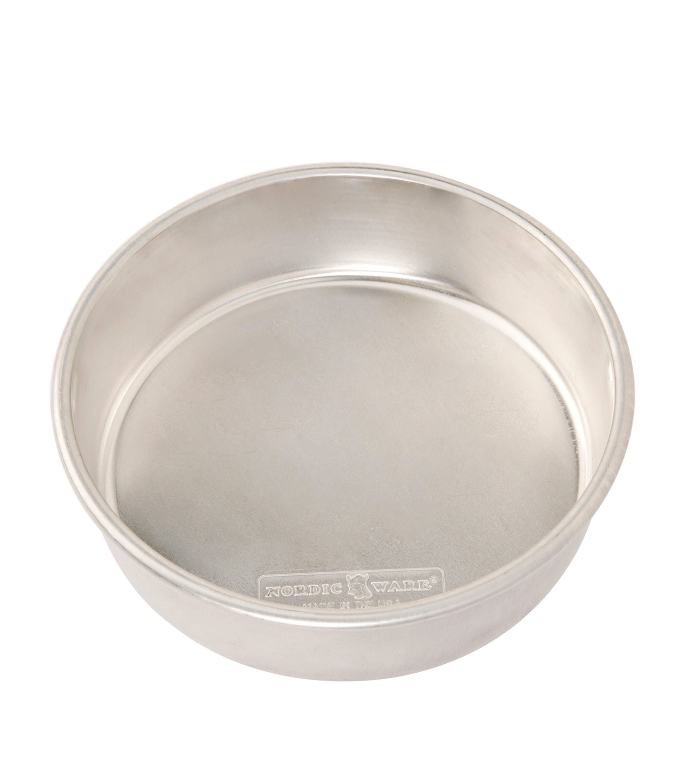 Nordic Ware Set Of 4 Aluminium Naturals Round Cake Tins In Silver