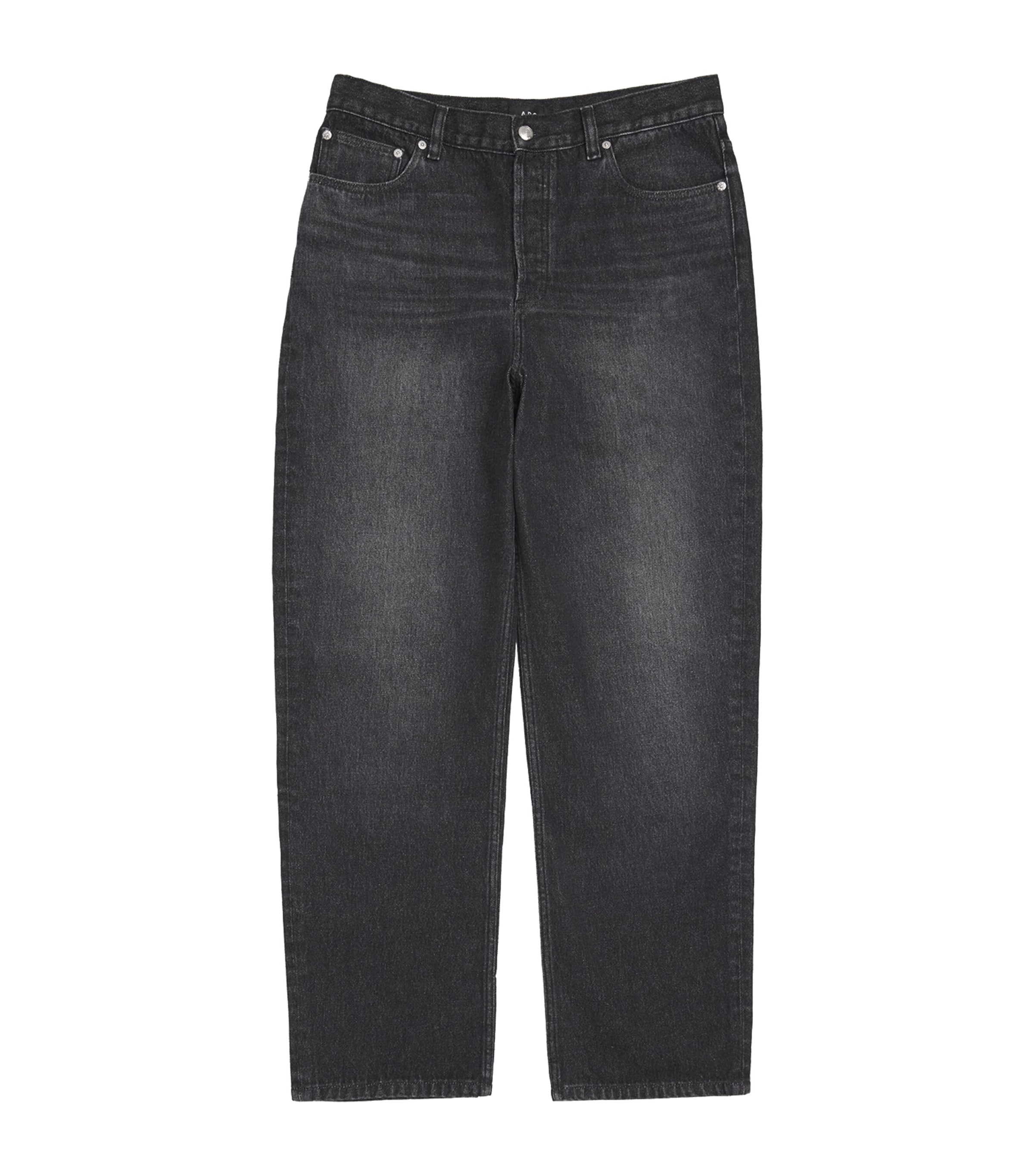 Apc Solal Straight Jeans In Gray