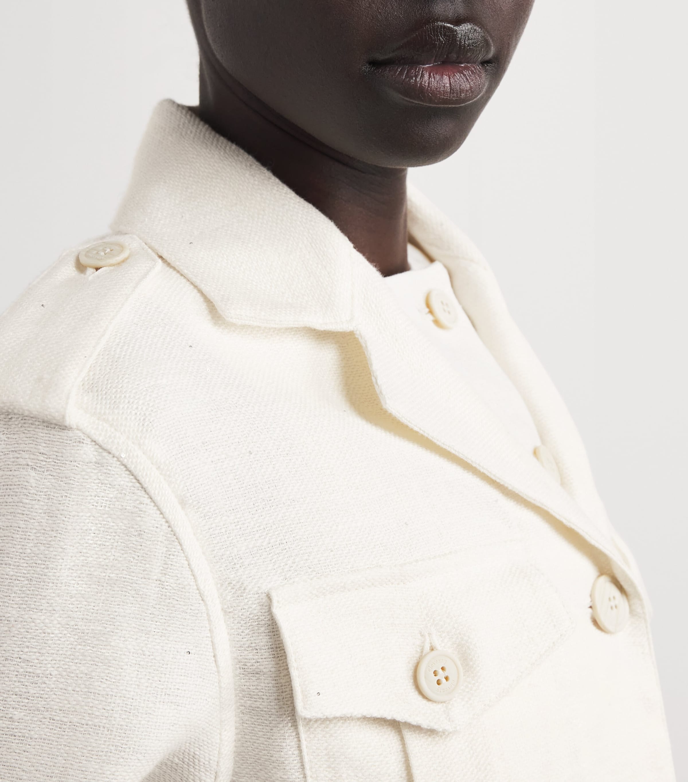 Eleventy Womens Safari Jacket Avorio Image 3