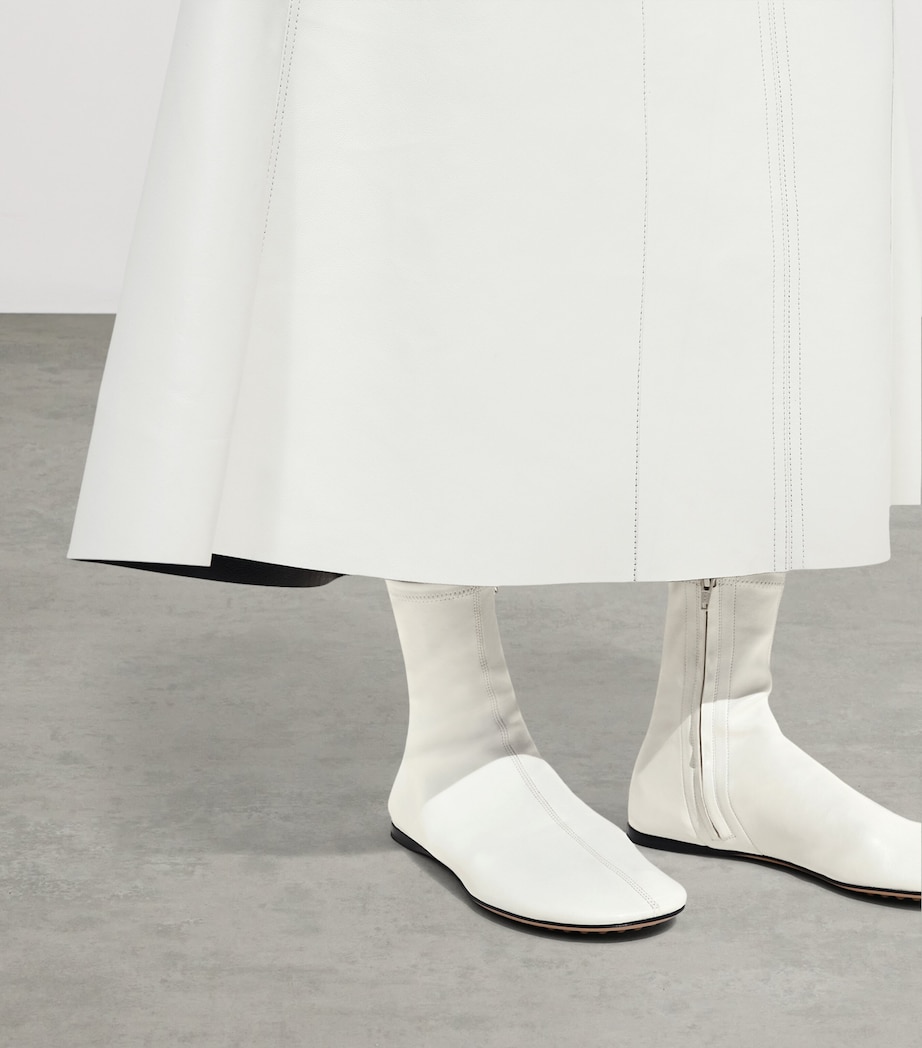Bottega Veneta Leather Ankle Boots Image 2