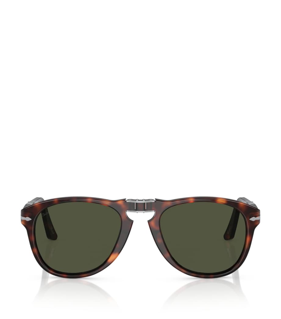 Persol Foldable Pilot Sunglasses Brown Image 1