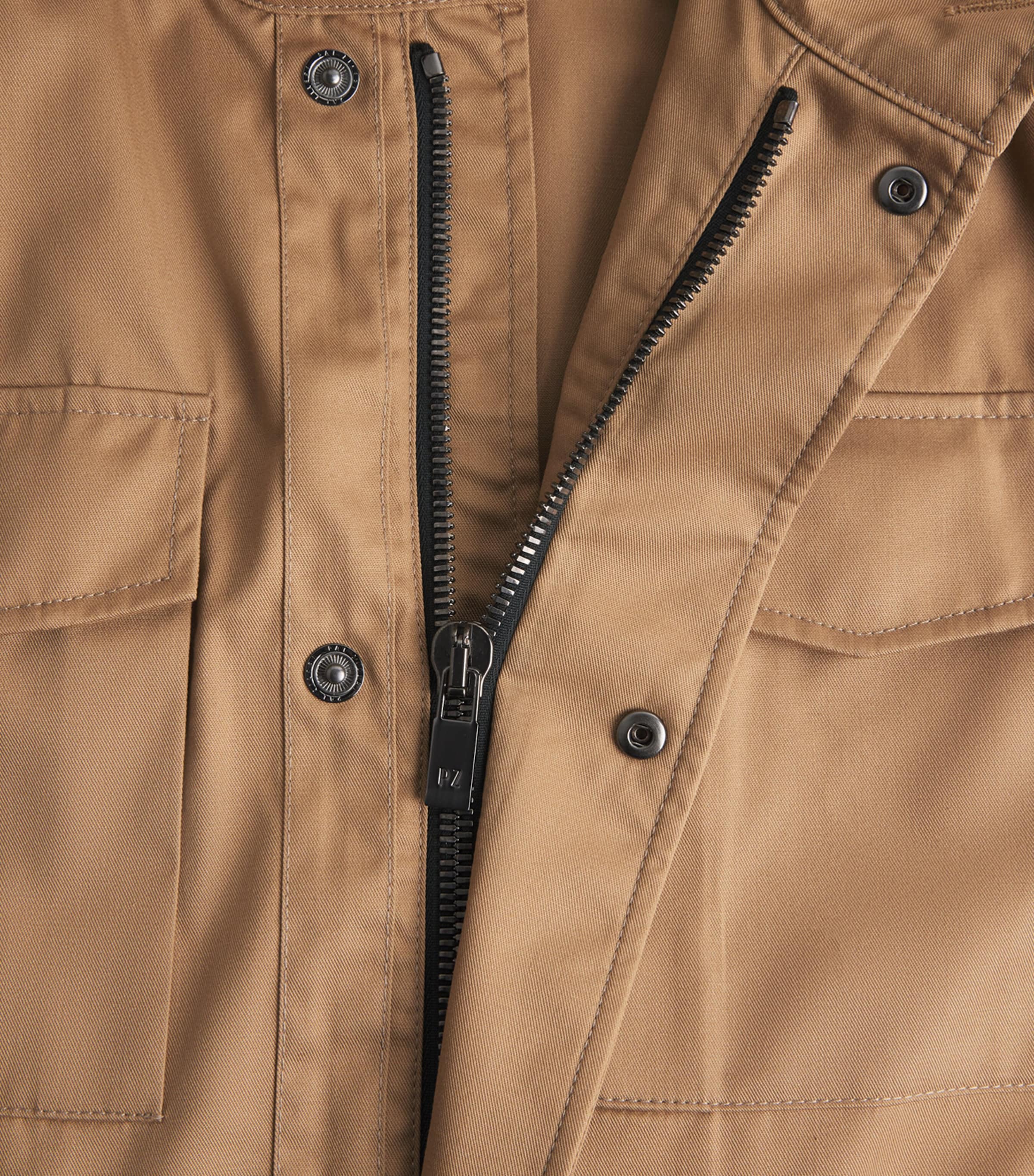 Cotton-Blend Field Jacket 52 MUSTARD Image 5