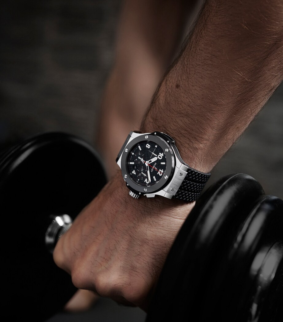 Stainless Steel and Ceramic Big Bang Integrated Watch 44mm BLACK Image 4