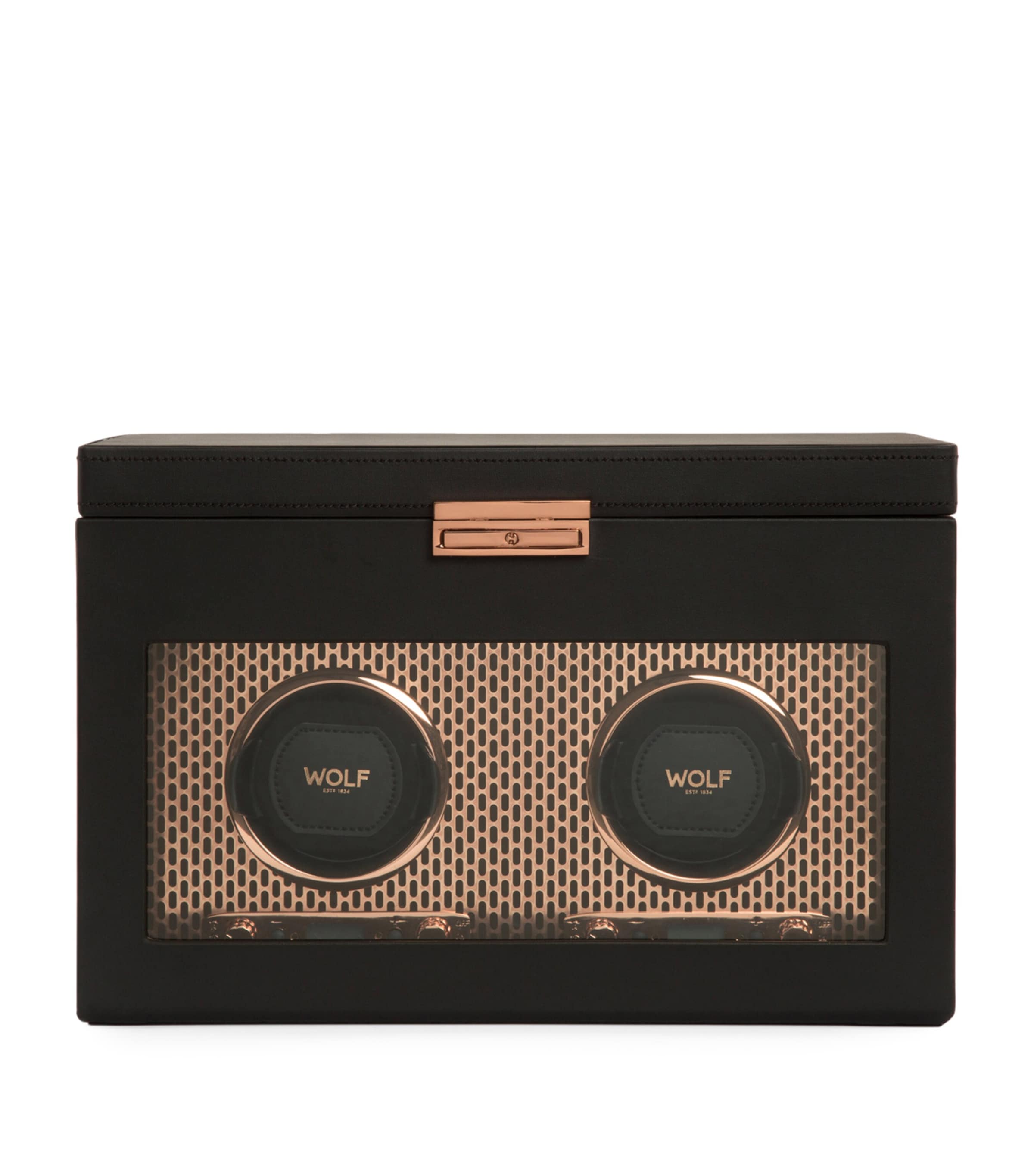 WOLF AXIS Double Watch Winder with Storage Image 1