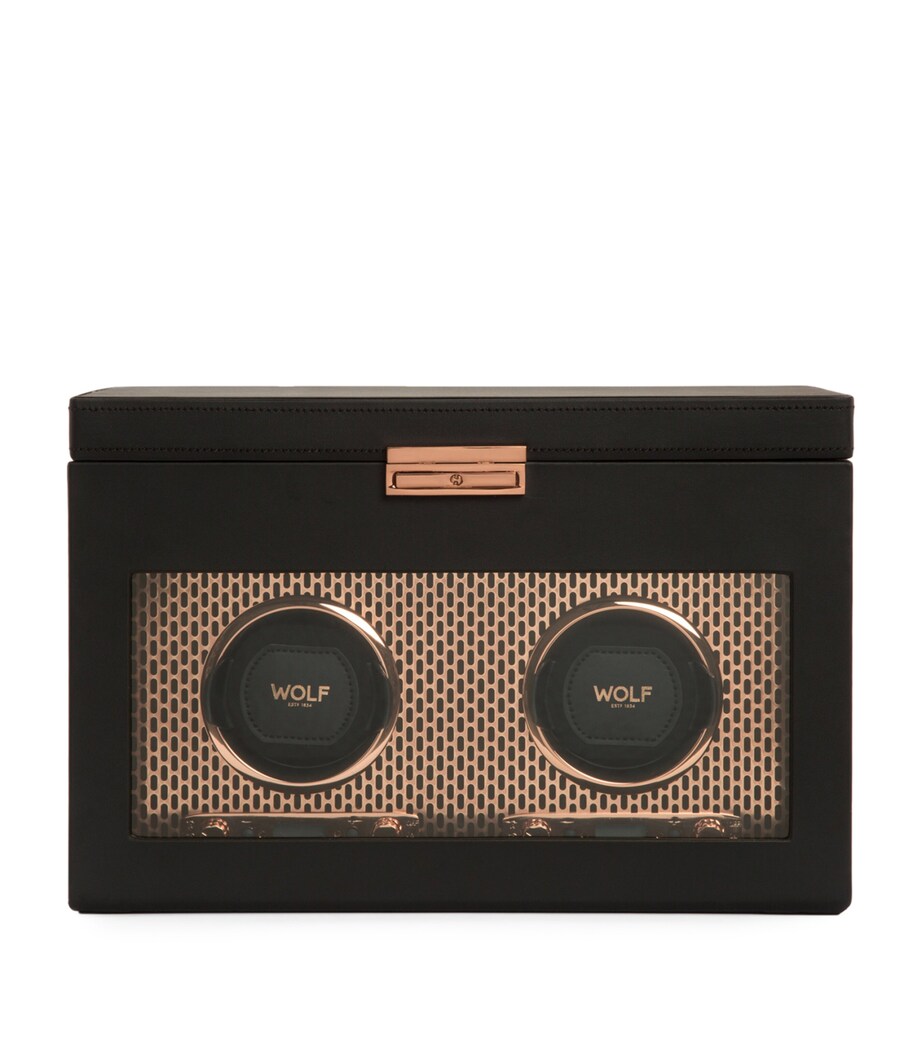 WOLF AXIS Double Watch Winder with Storage Image 1