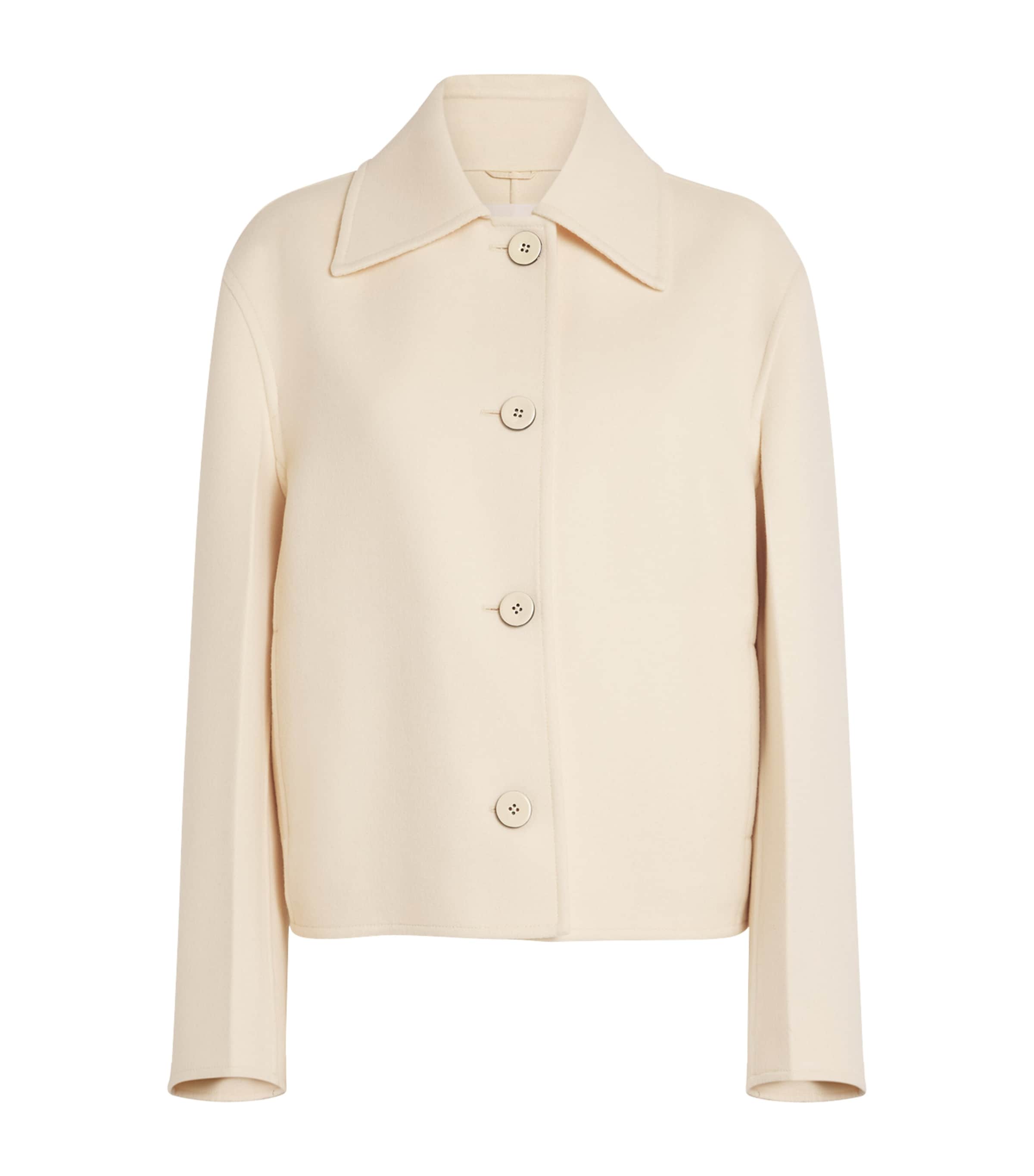 Jil Sander Wool Tailored Jacket In Neutral