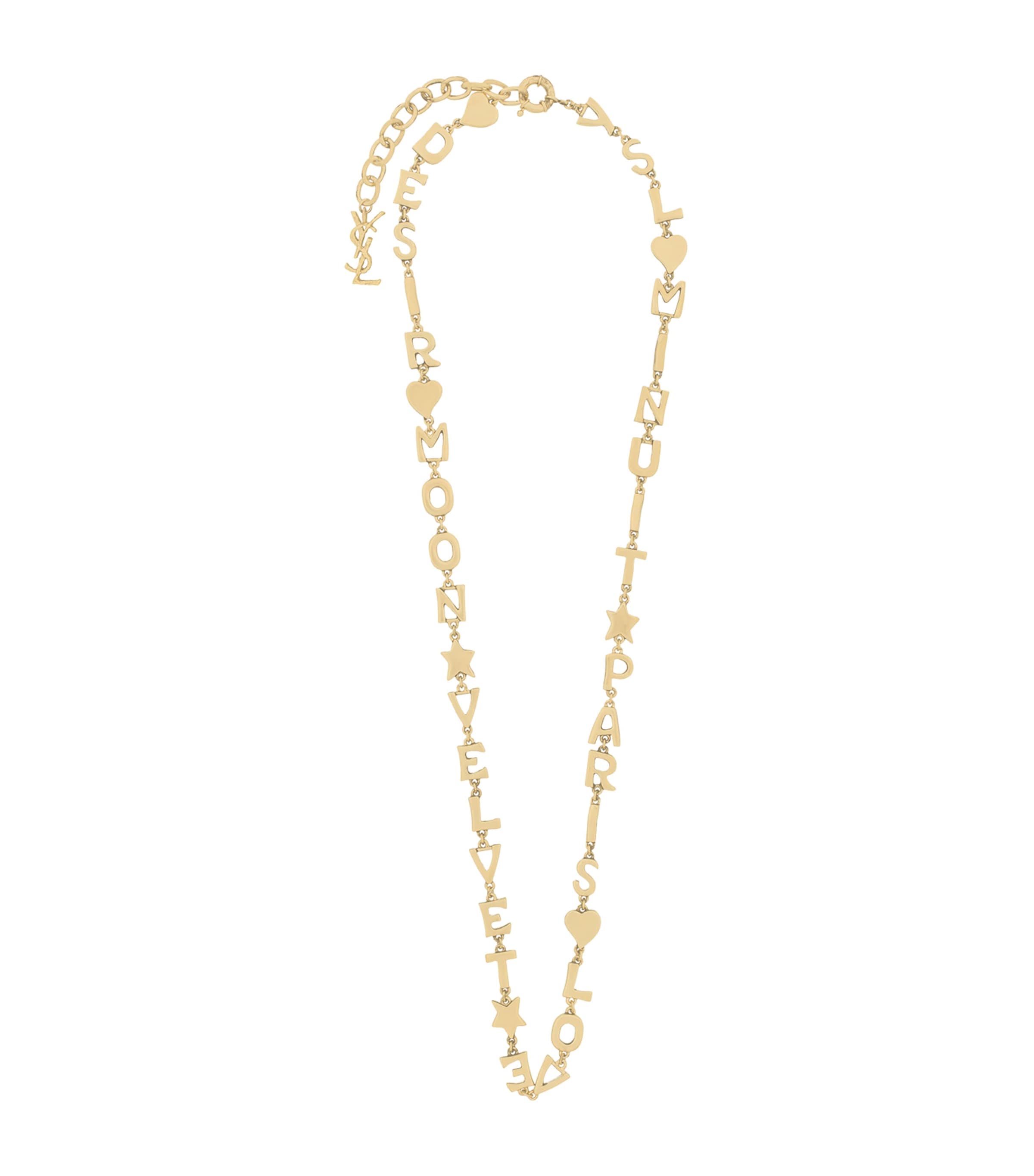 Saint Laurent Love Letters Necklace Image 1