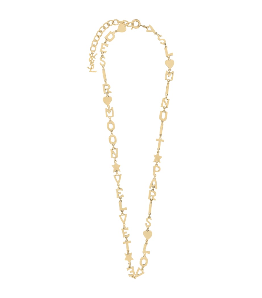Saint Laurent Love Letters Necklace Image 1