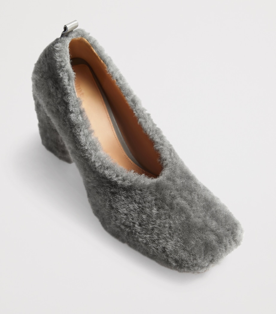 Bottega Veneta Shearling Pumps 90 Image 4
