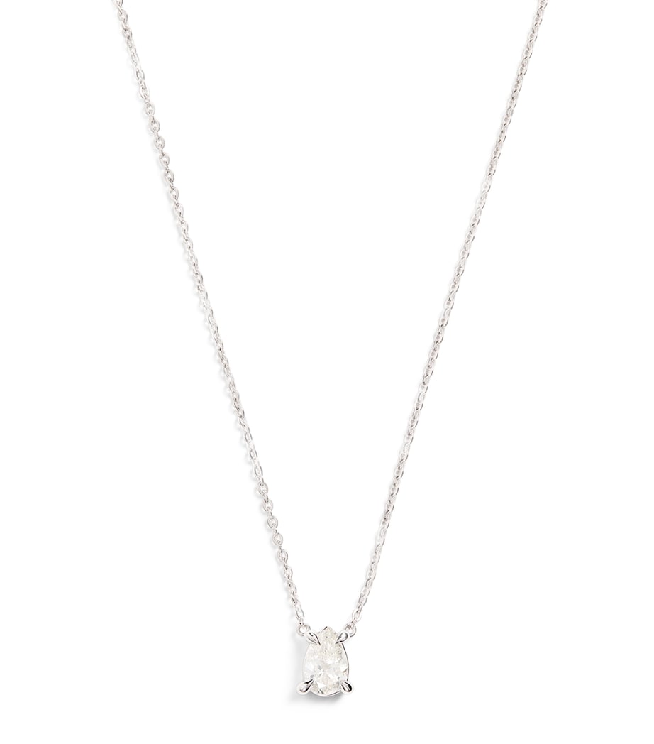 White Gold and Diamond Pendant Necklace (0.75ct) WHITE GOLD Image 1