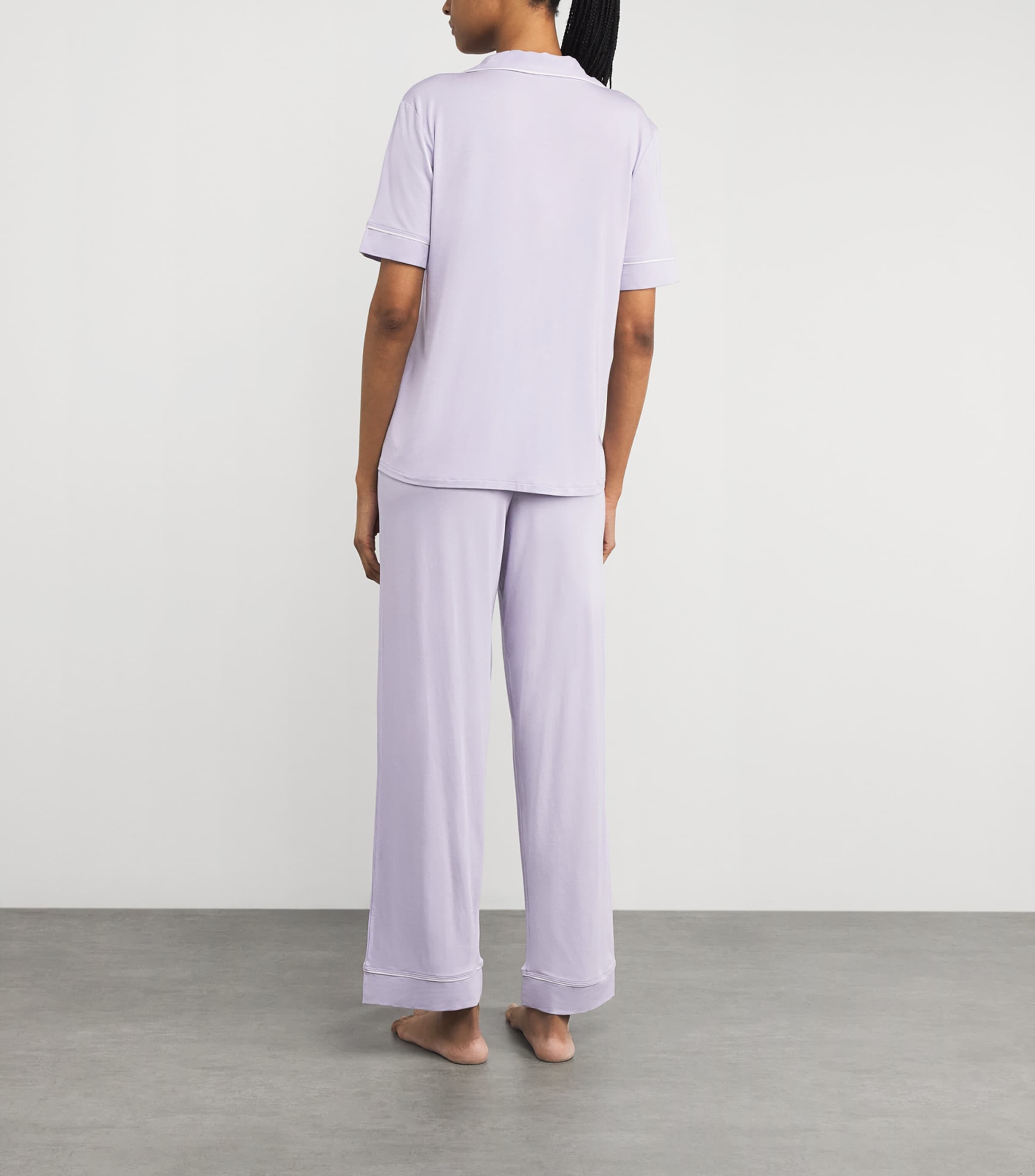 Gisele Short-Sleeve Pyjama Set THISTLE/IVORY Image 3