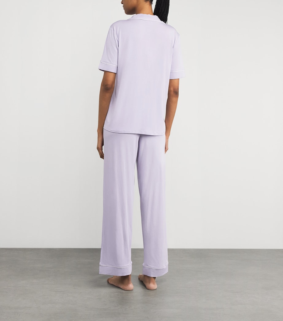 Gisele Short-Sleeve Pyjama Set THISTLE/IVORY Image 3
