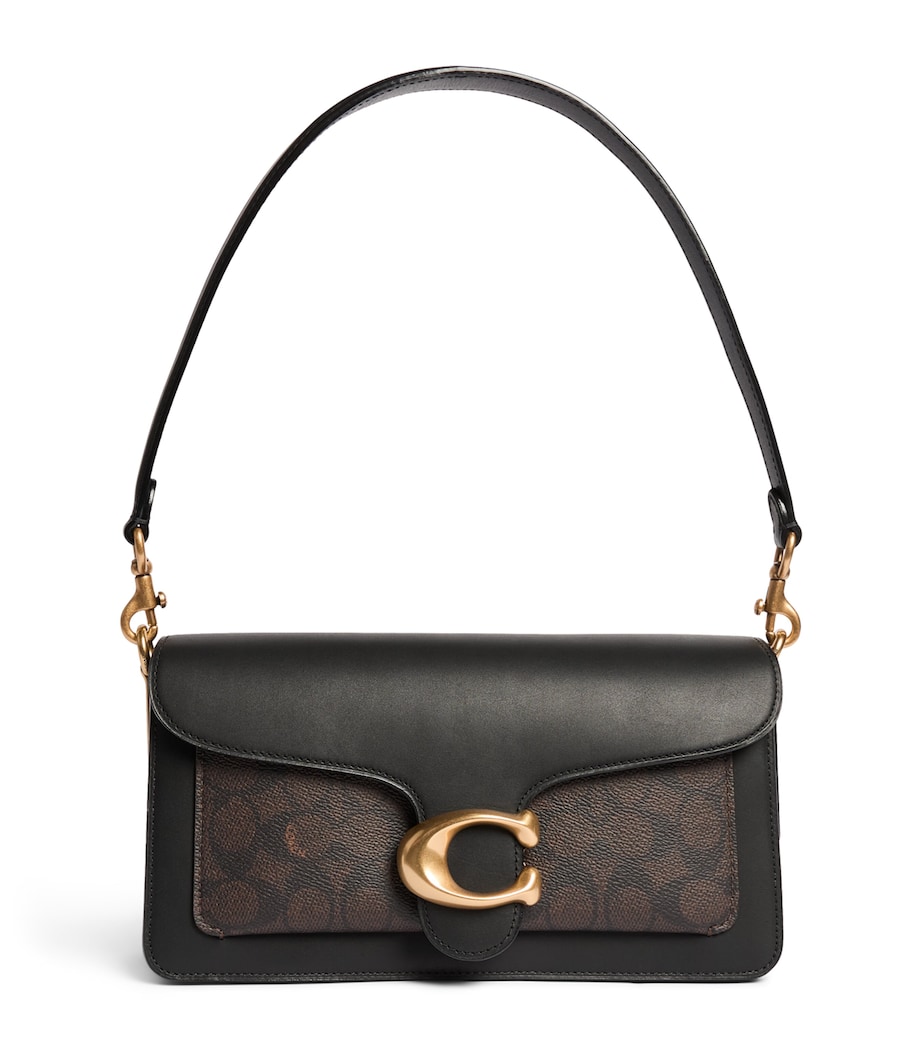 Coach Leather Tabby Shoulder Bag Black Image 1