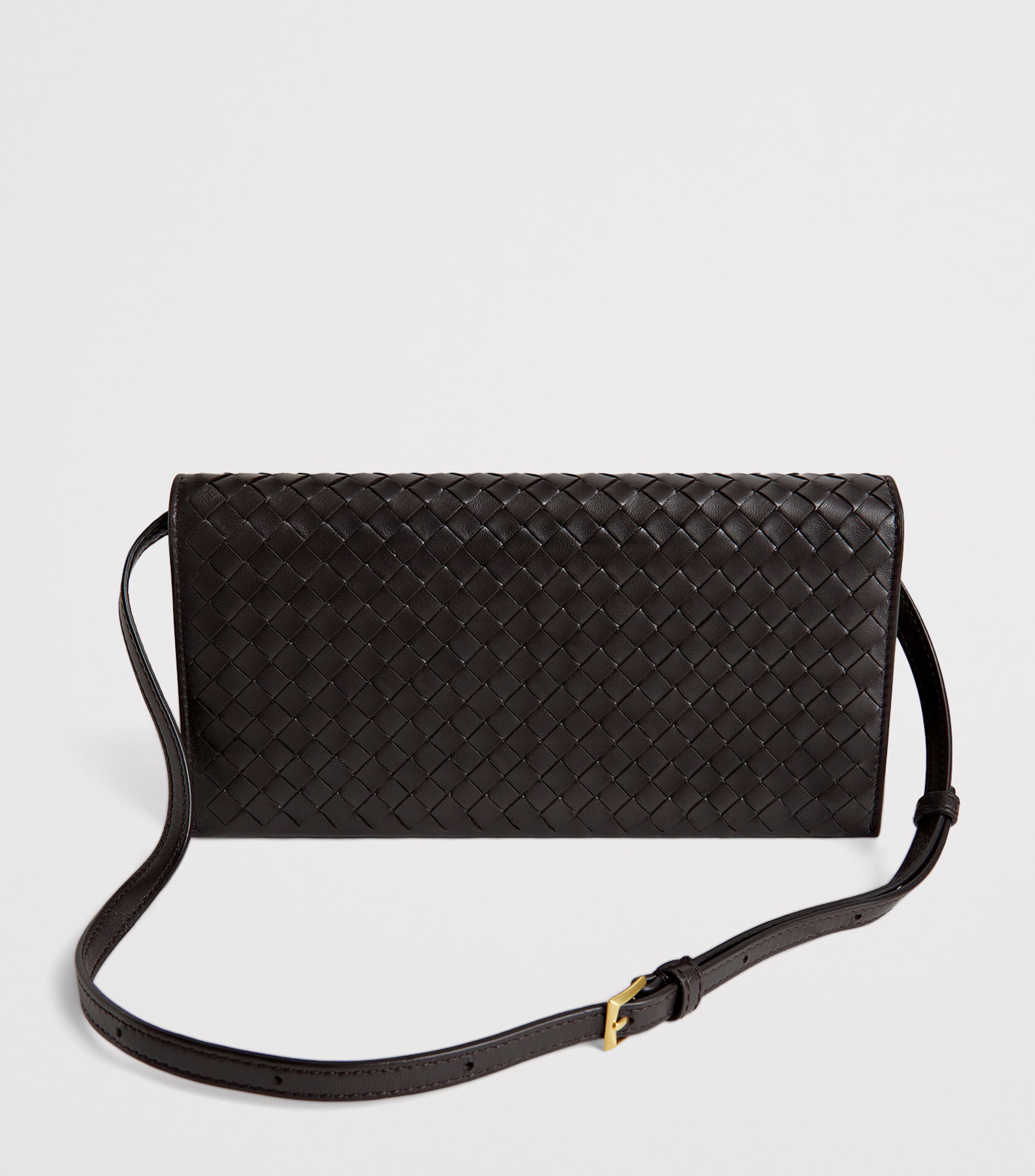 Bottega Veneta Nappa Leather Intrecciato Piccolo Envelope Pouch Image 6