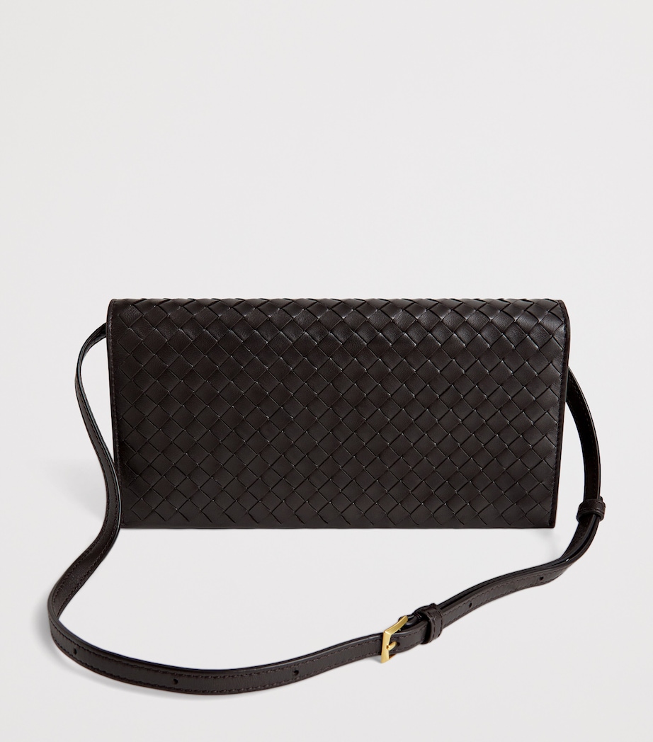 Bottega Veneta Nappa Leather Intrecciato Piccolo Envelope Pouch Image 6