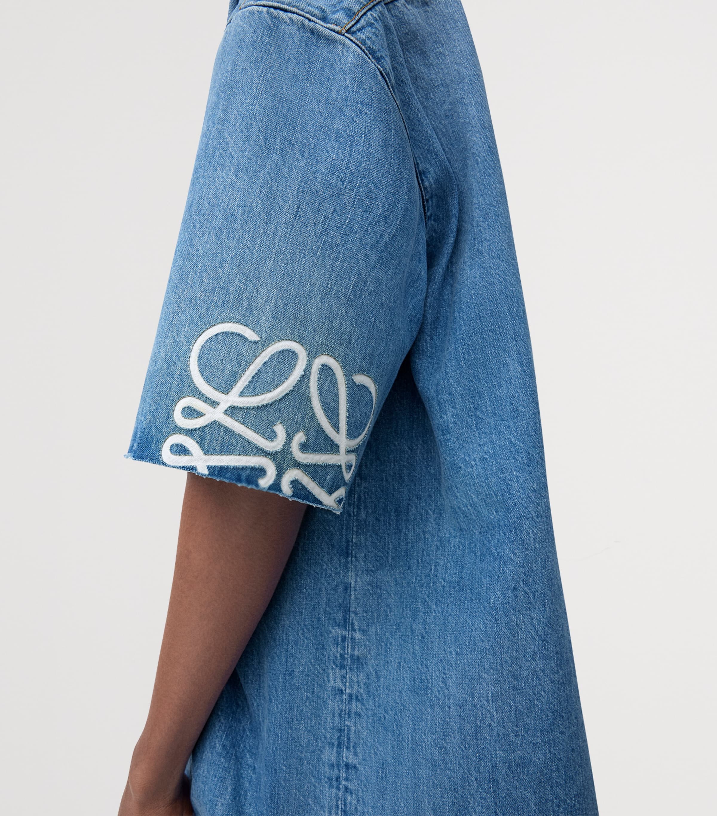 Anagram Denim Shirt WASHED DENIM Image 2