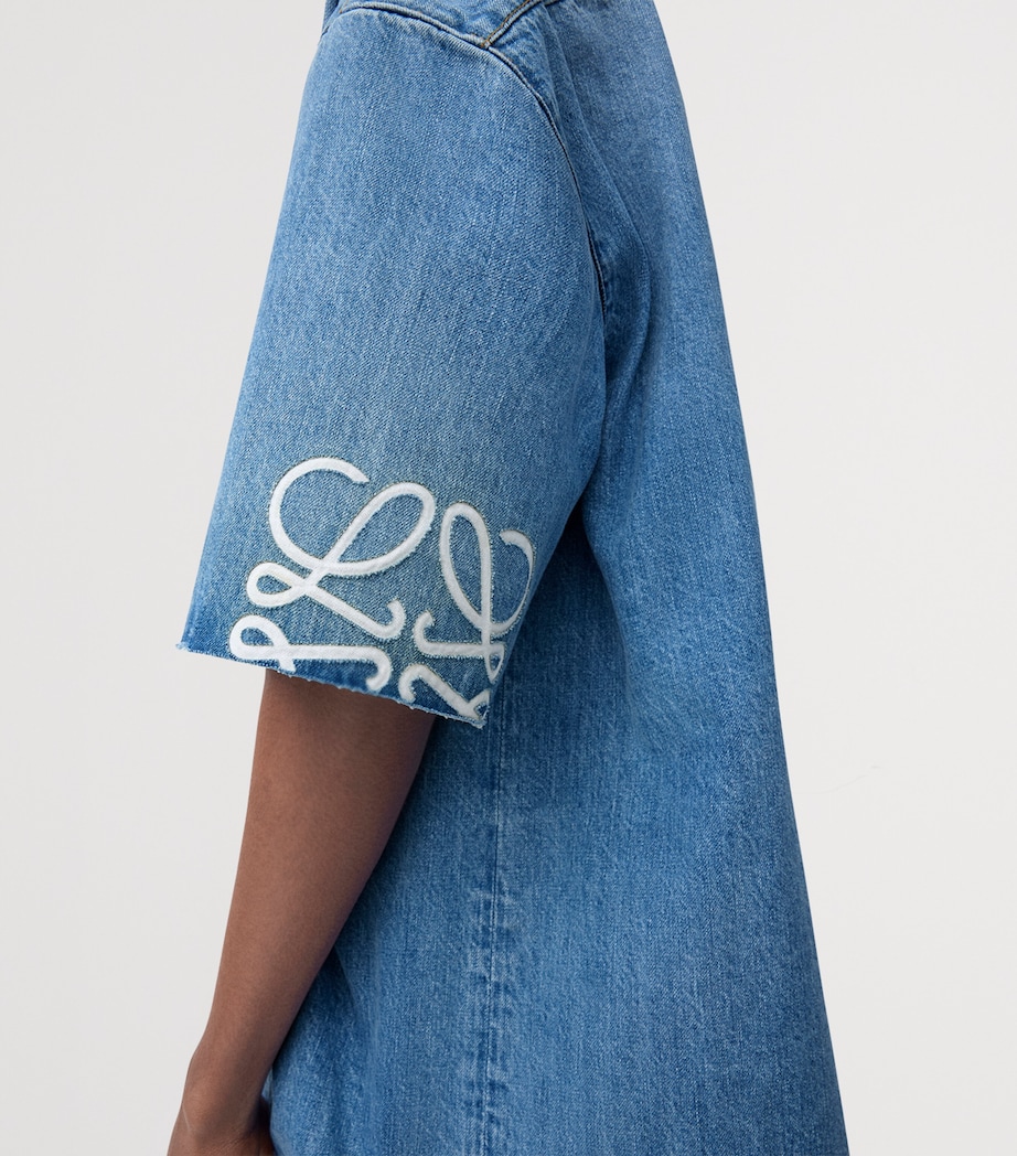 Anagram Denim Shirt WASHED DENIM Image 2