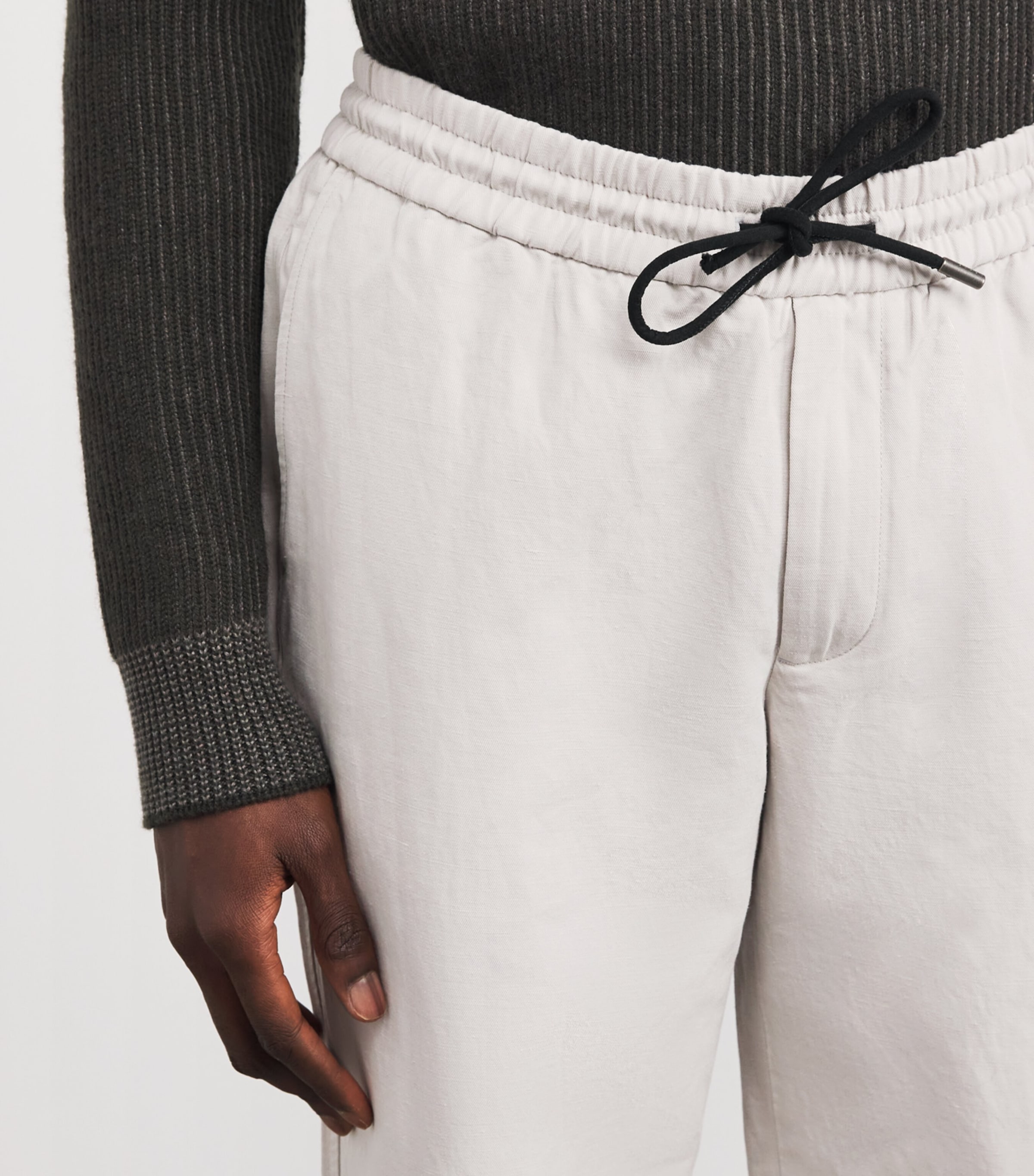 Cotton Twill Summer Mindset Trousers N55 LEAD GREY Image 6