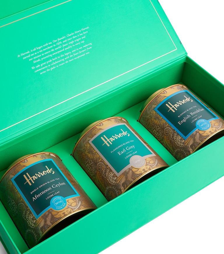 Harrods Classic Loose Leaf Tea Selection (3 x 125g) | Harrods UK