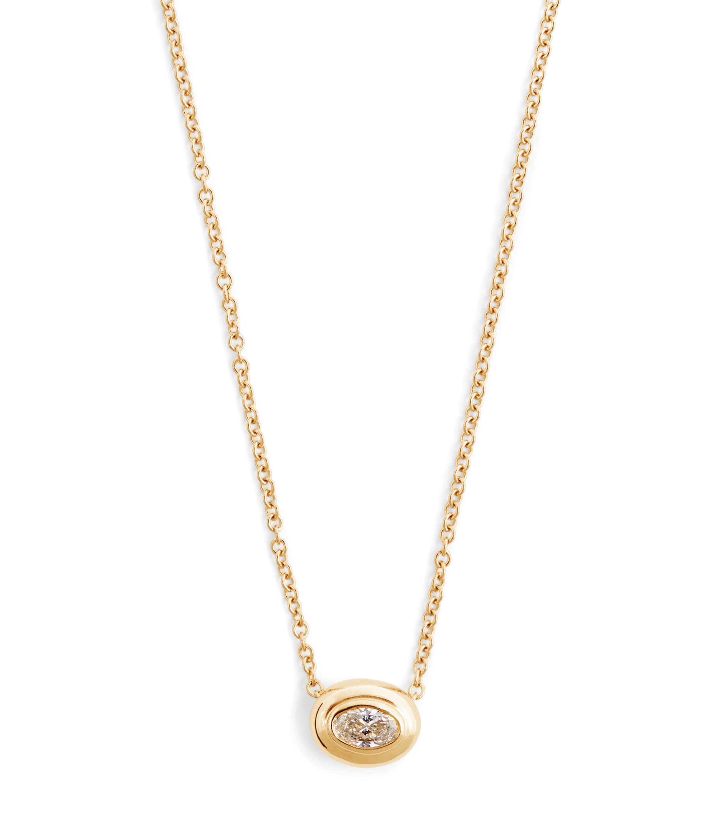 Melissa Kaye Yellow Gold, Diamond And Enamel Lenox Necklace