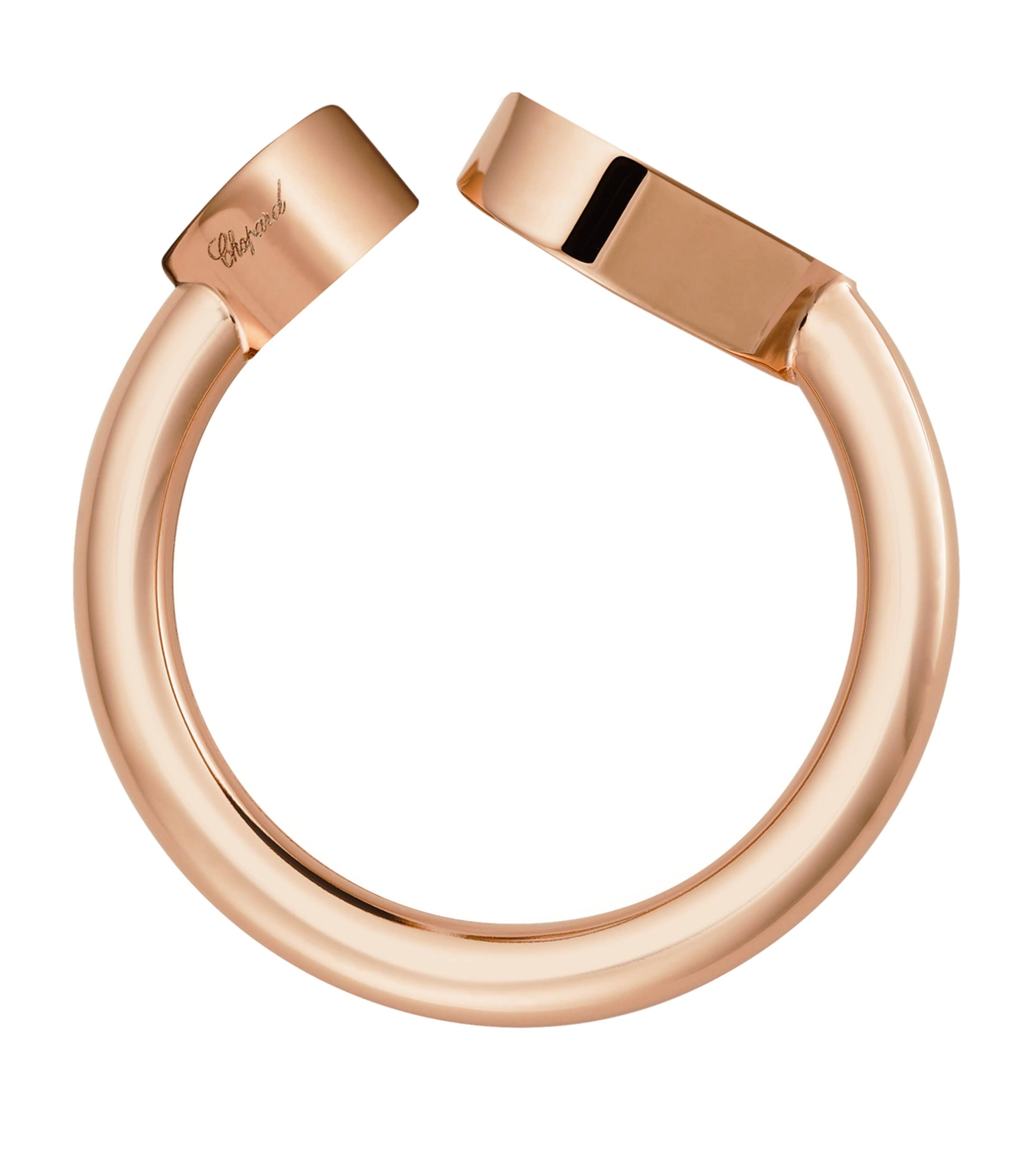 Rose Gold and Diamond Happy Hearts Ring Image 2