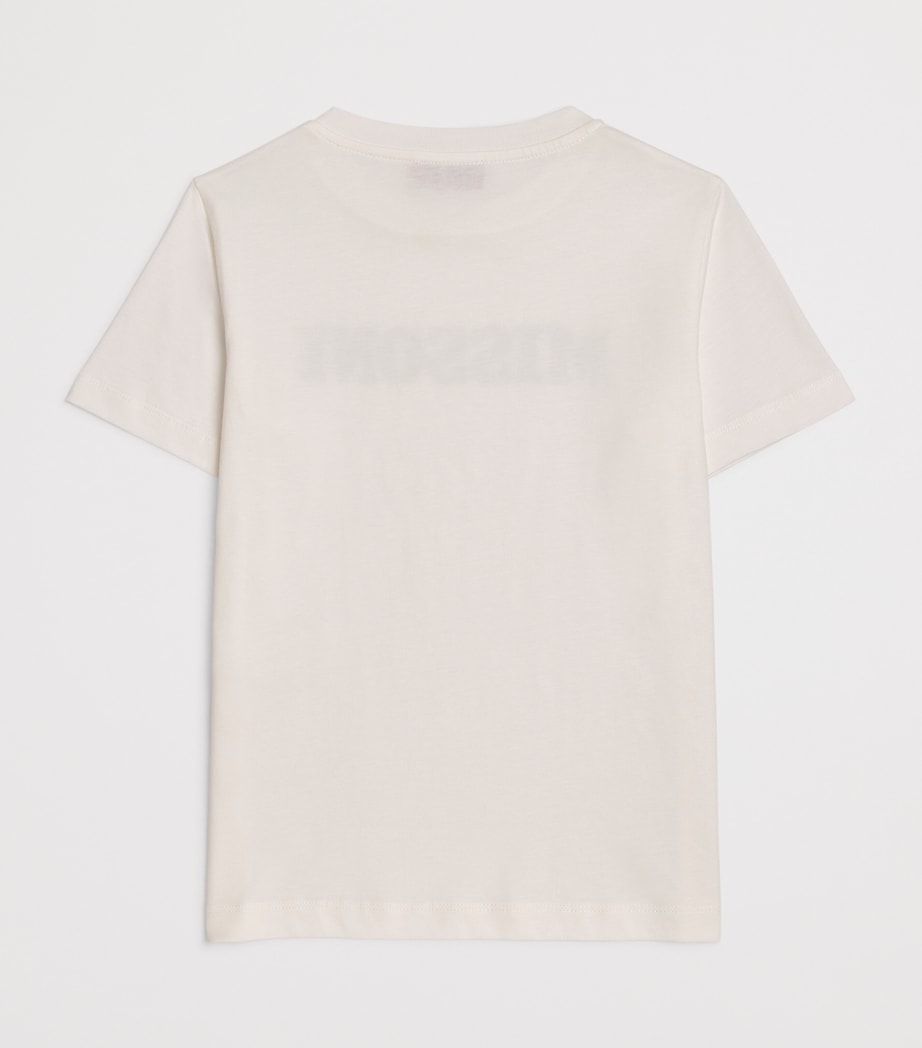 Logo T-Shirt (4-14 Years) 101NEIVORY/BLACK Image 2