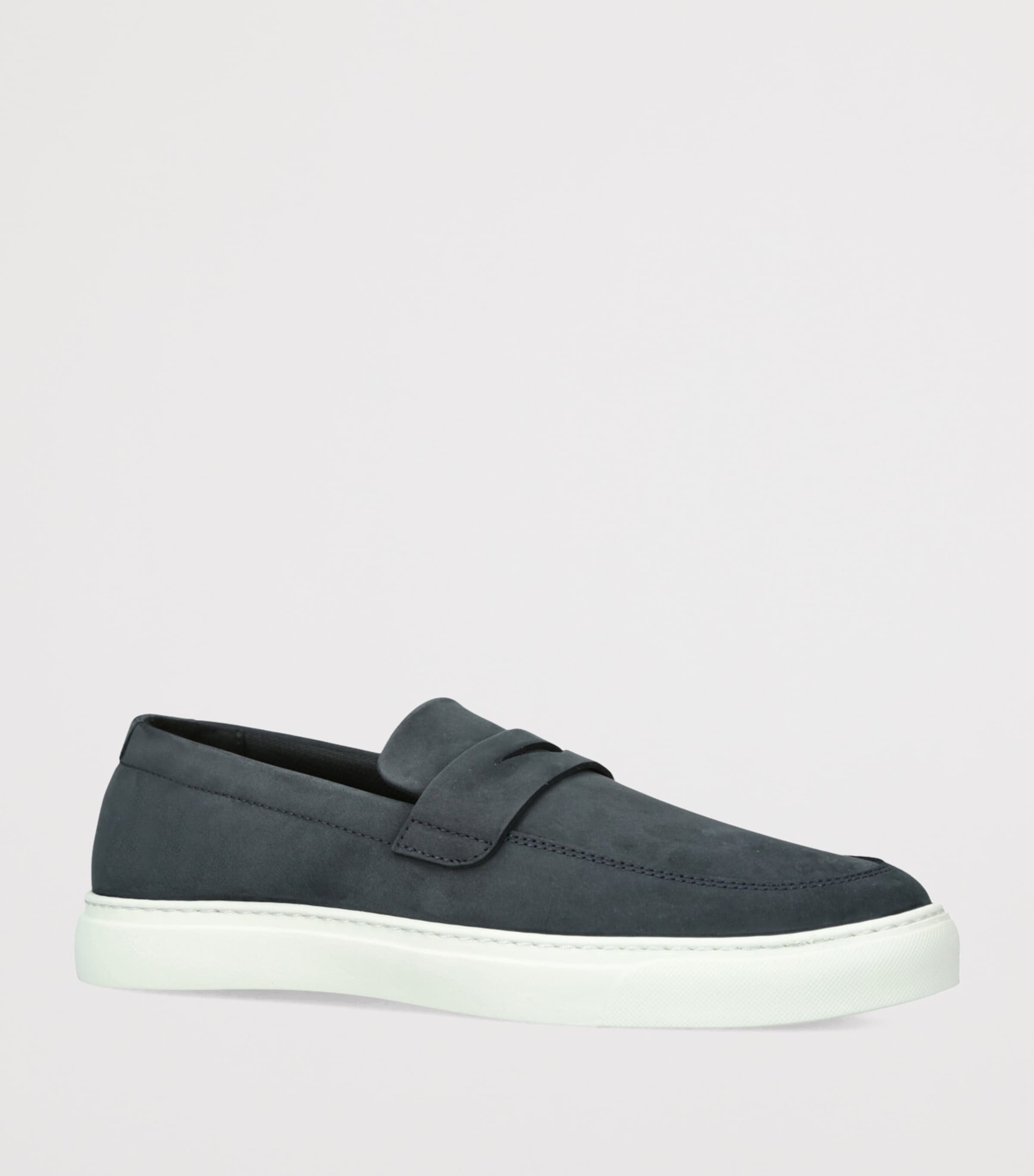 Suede Fitz Loafers NAVY Image 3