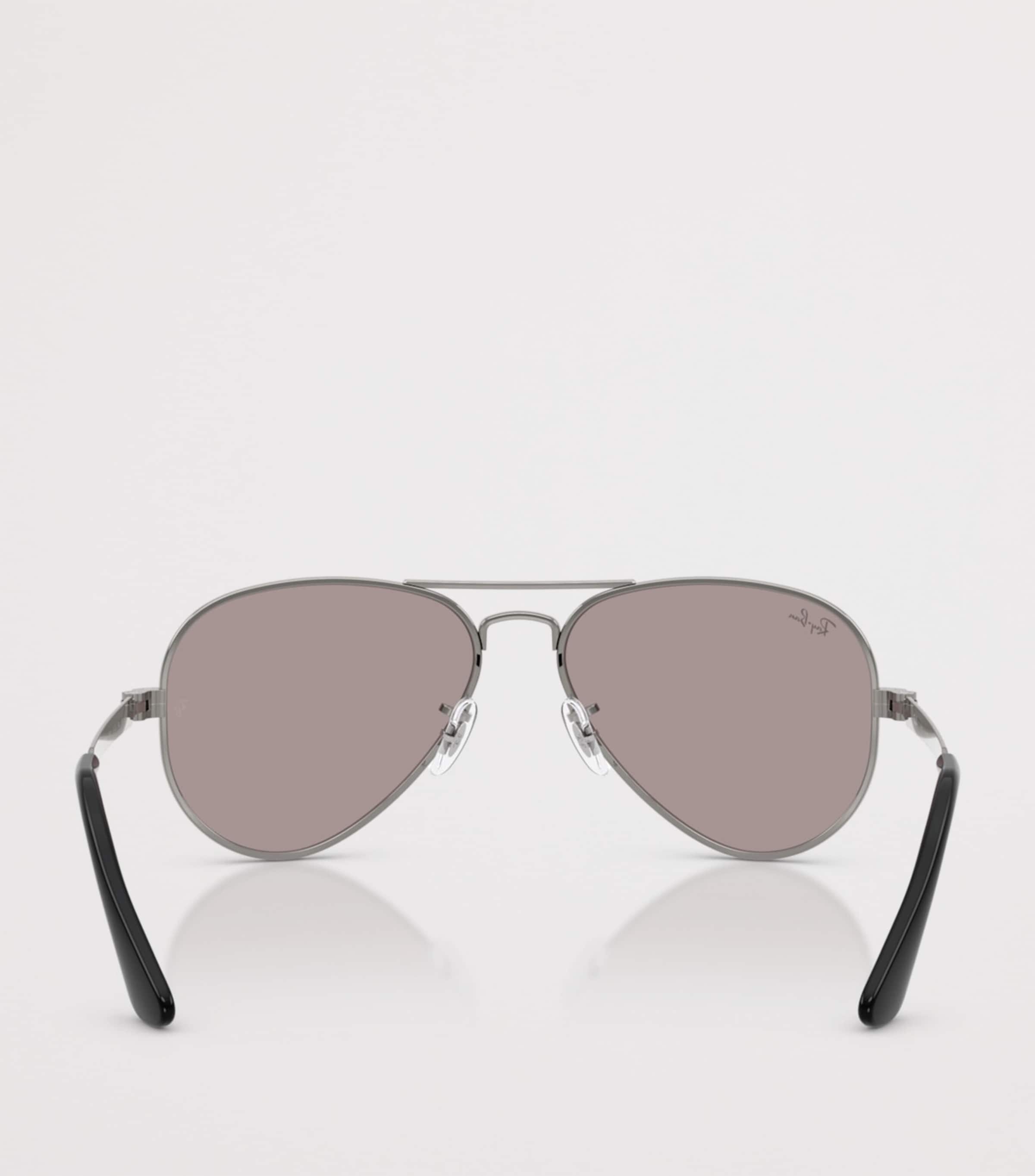 Ray-Ban Aviator Max Summer Capsule Pilot Sunglasses Grey Image 4