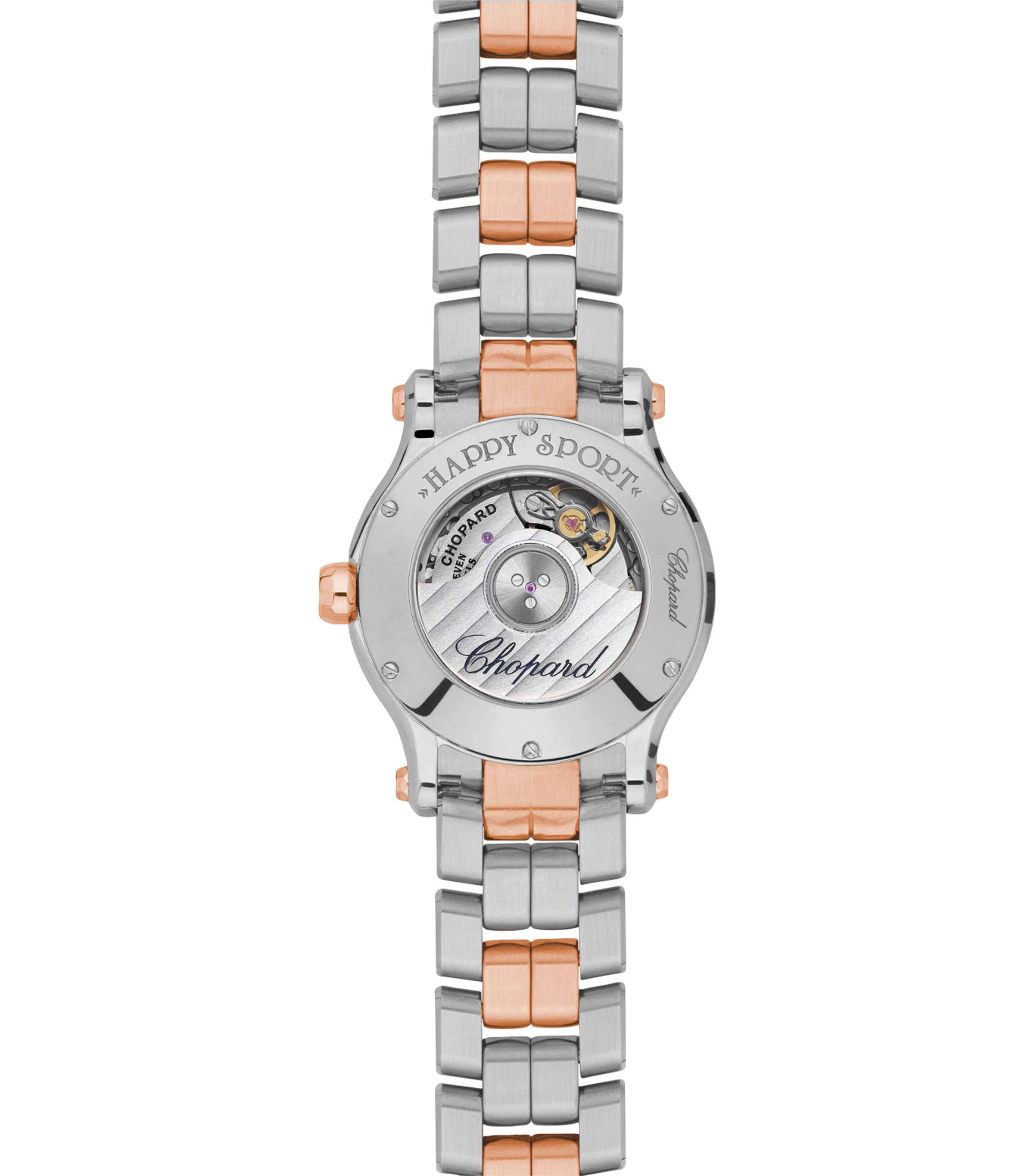 Rose Gold and Stainless Steel Happy Sport Automatic Watch 33mm ROSE GOLD/STAINLESS Image 2
