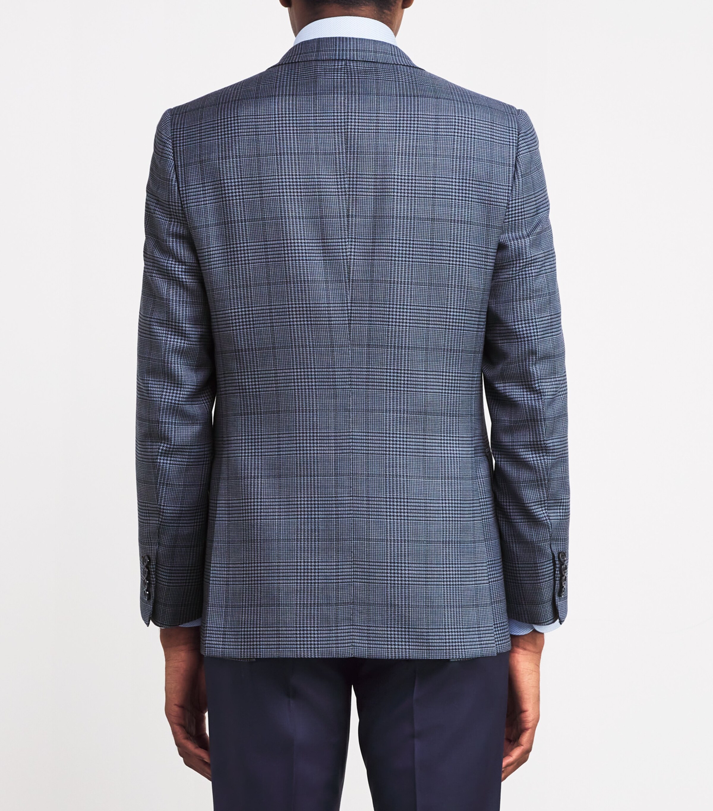 Brioni Mens Wool Houndstooth Ravello Blazer Image 4