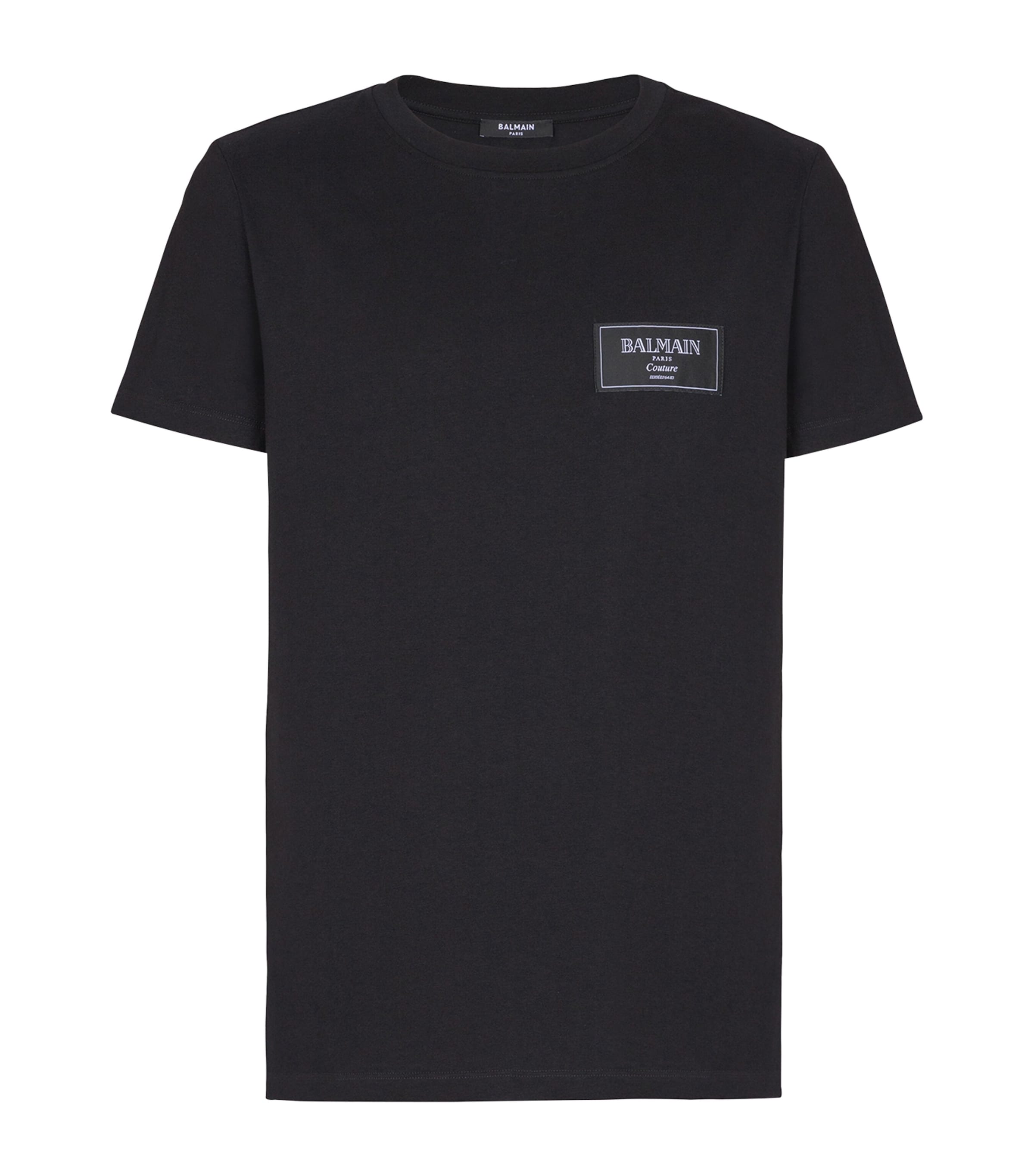 【関税＆送料込み】Balmain Cotton Logo T-Shirt Balmain Logo-Embroidered Cotton T-Shirt | Saks Fifth Avenue