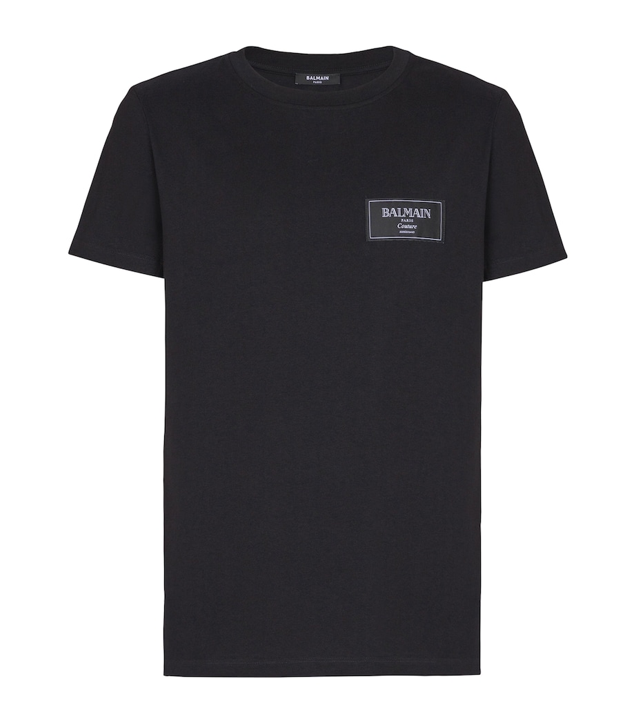 Cotton Logo T-Shirt 0PA NOIR Image 1