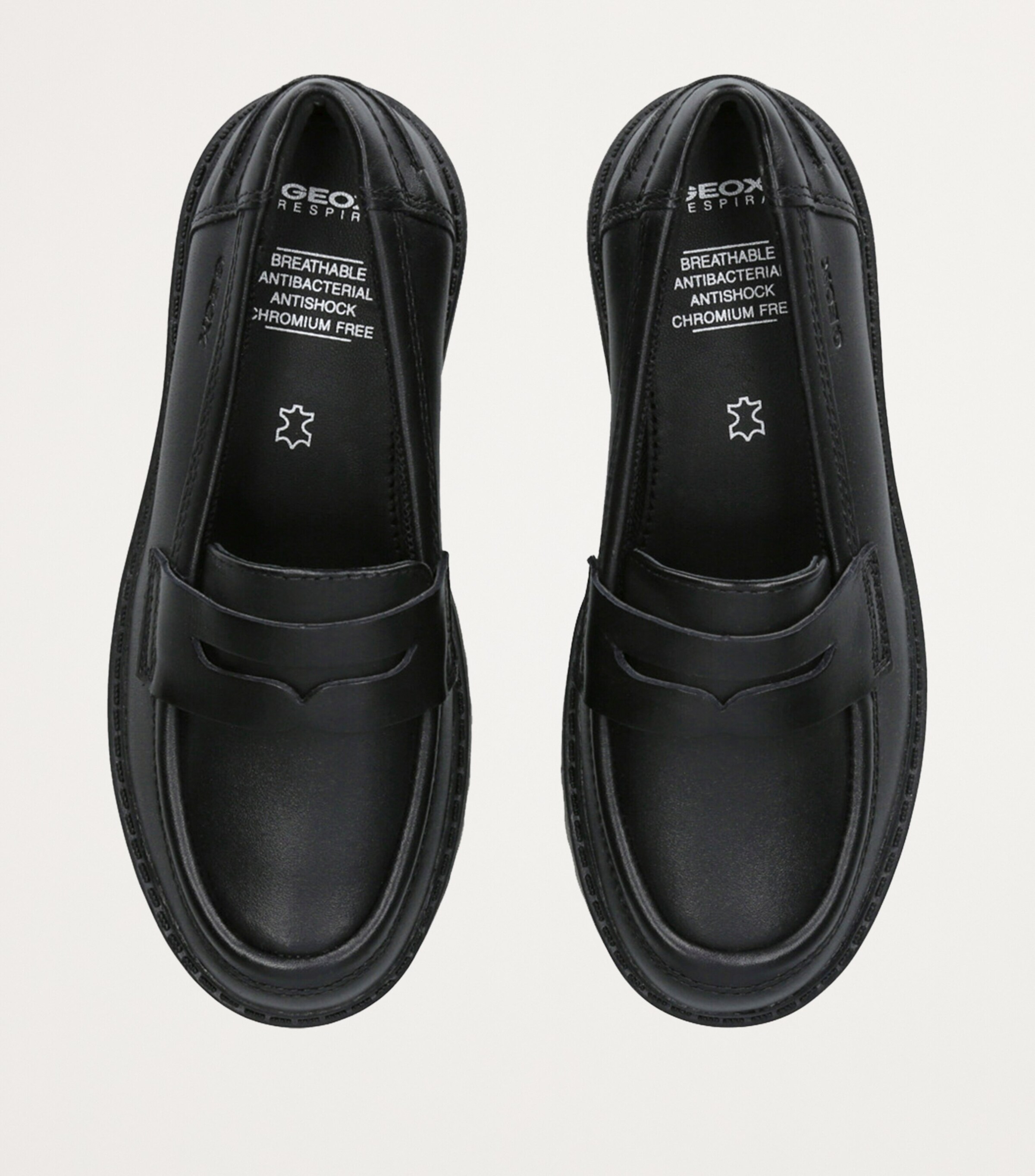 Leather Casey Loafers BLACK Image 4