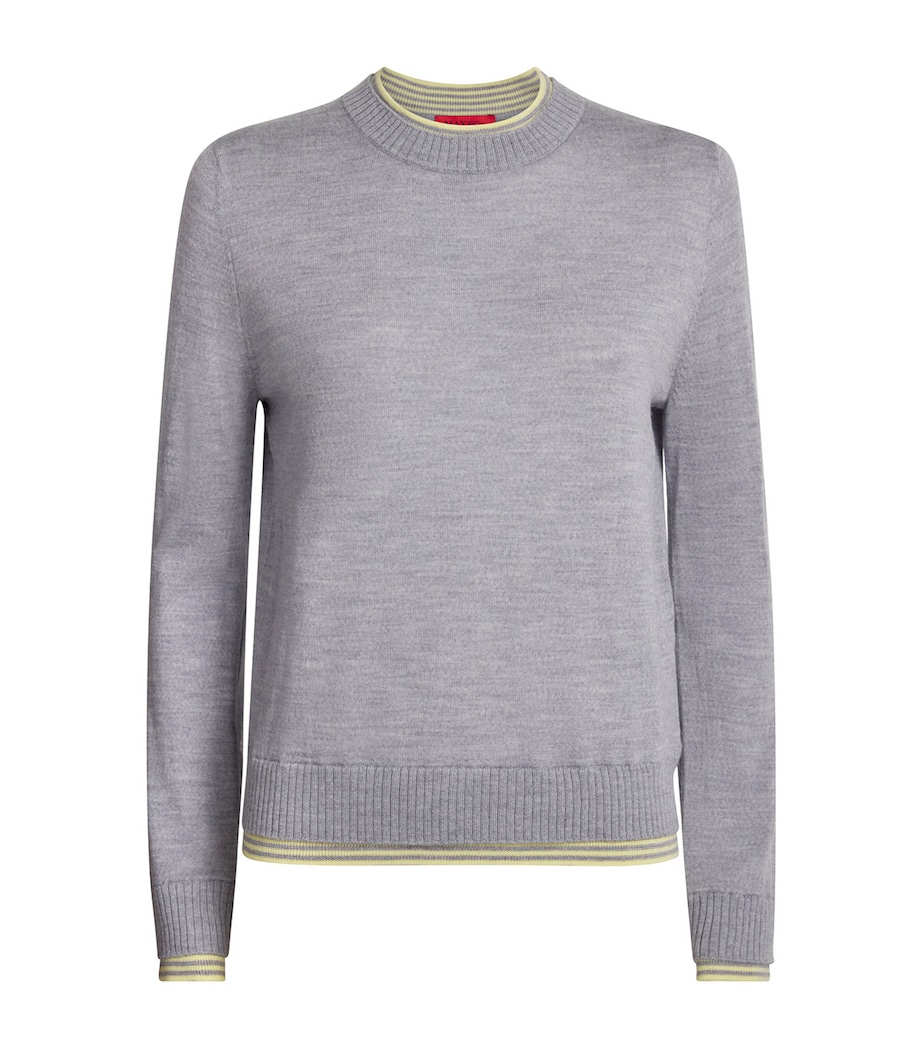 Wool Layered Sweater MELANGE GREY Image 1