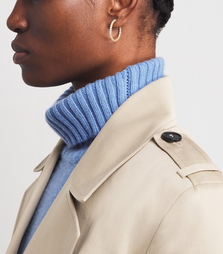 Yellow Gold and Diamond Hoop Earrings (2.00ct) YELLOW GOLD Image 2