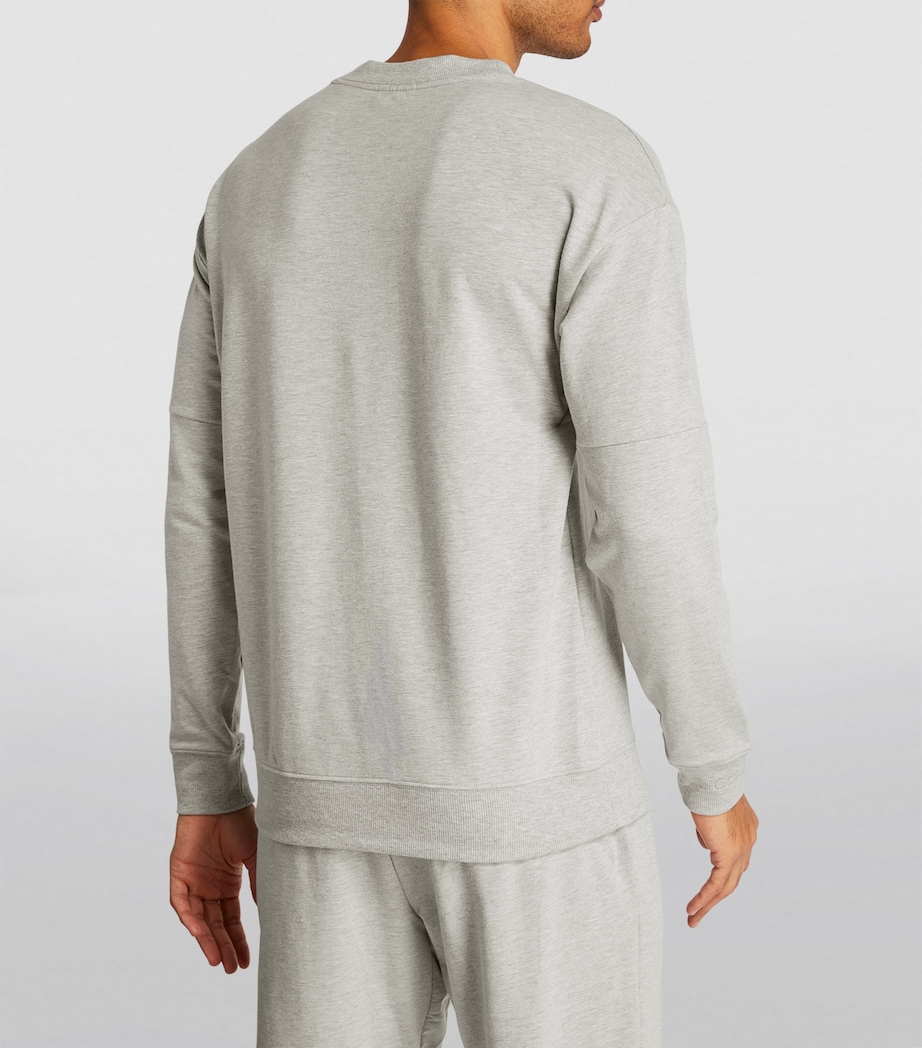 Crew-Neck Sweatshirt GREY HEATHER Image 4