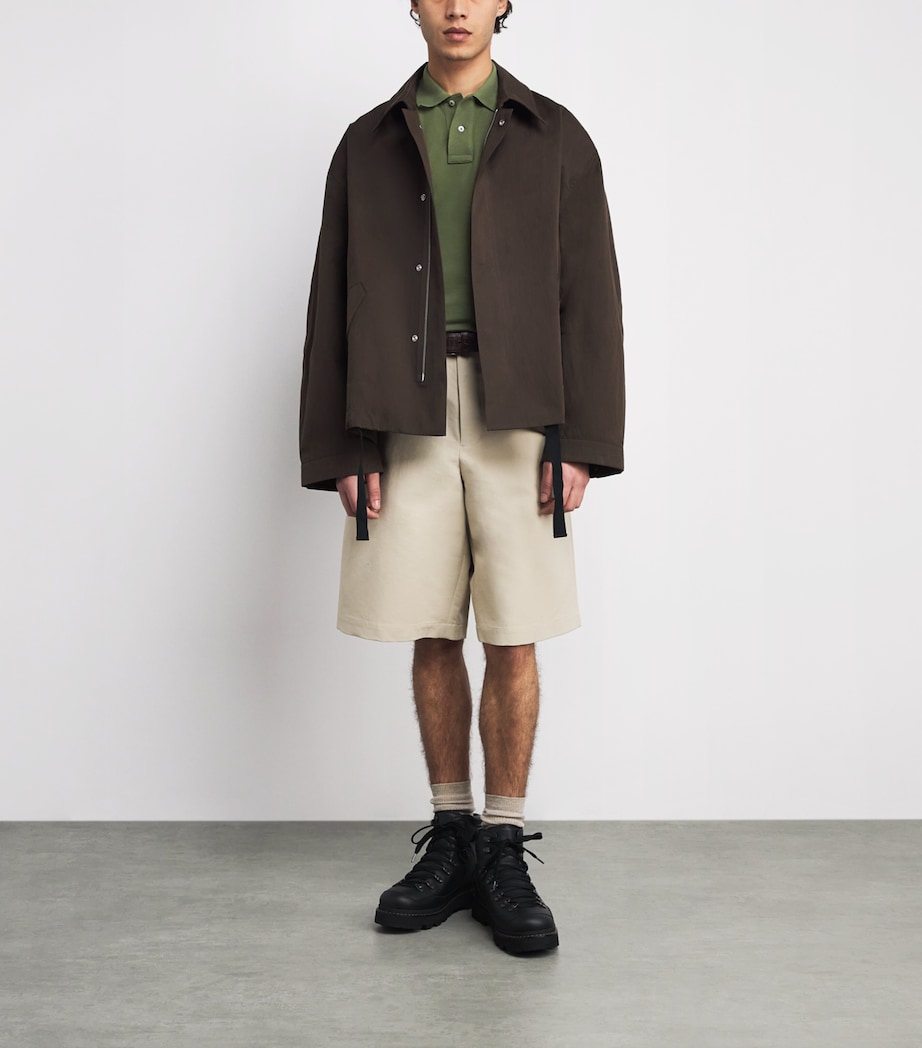 Cotton Mesh Custom-Fit Polo Shirt SUPPLY OLIVE Image 2